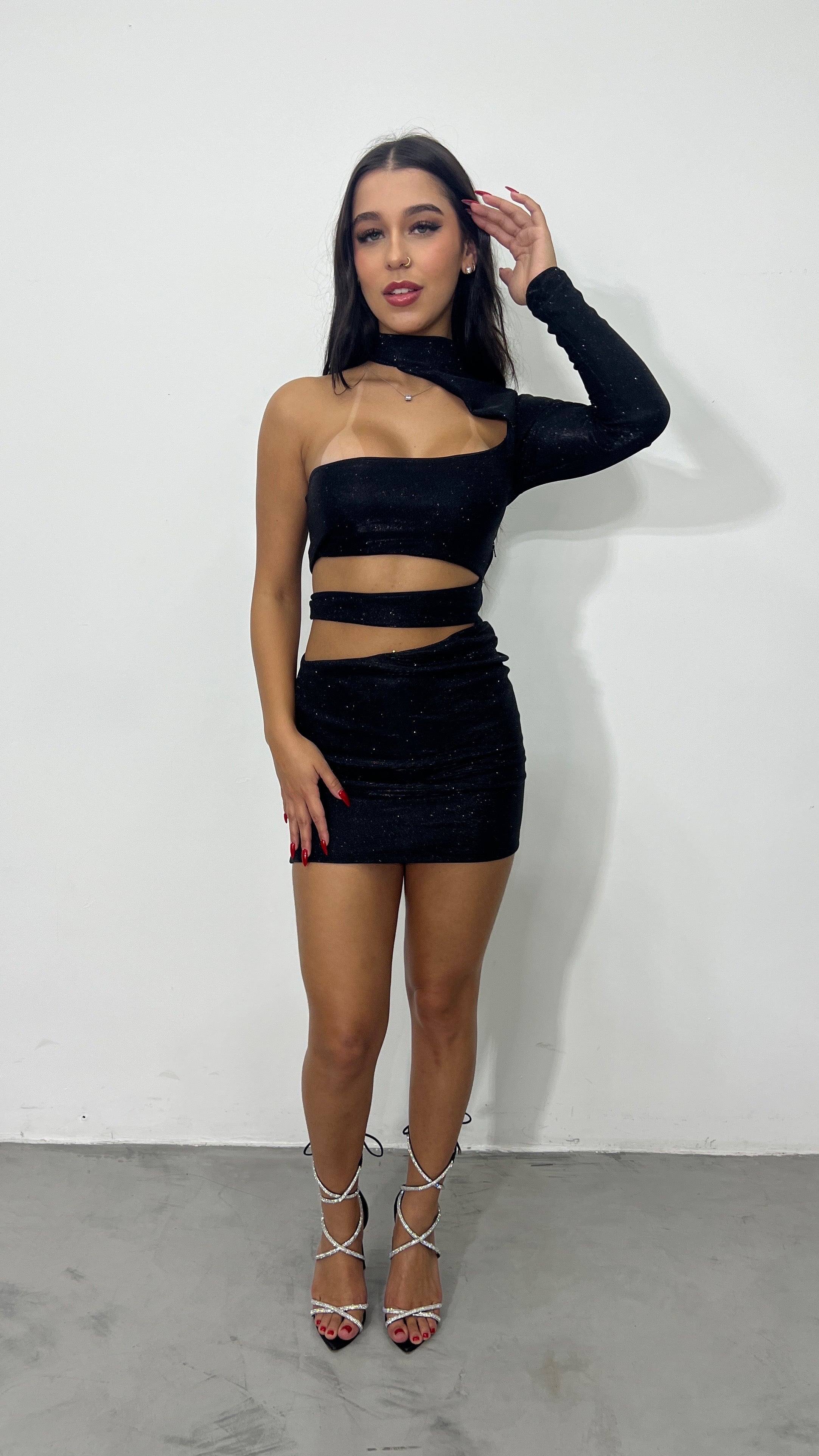 VESTIDO TOP MODEL PRETO