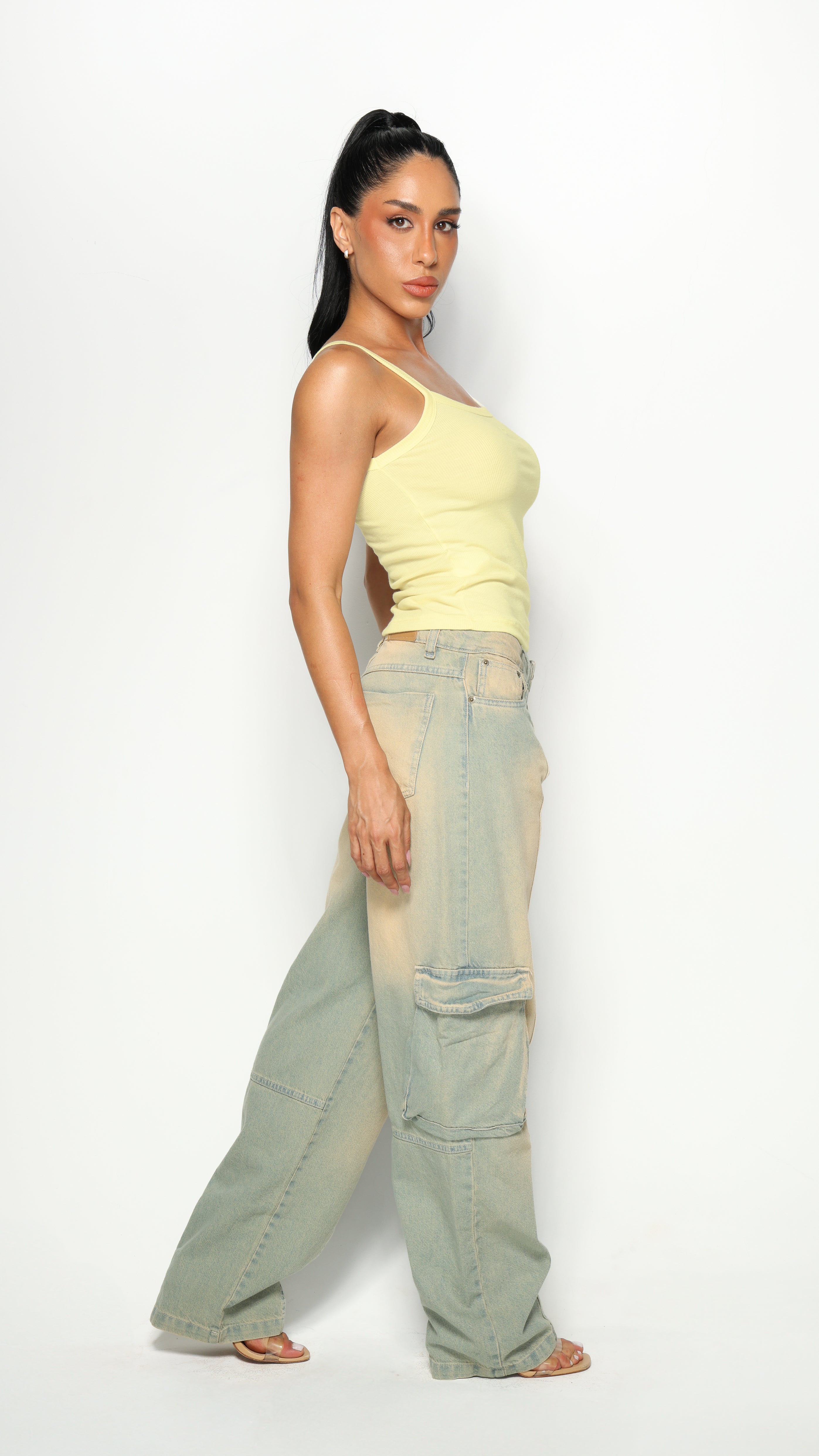 CALÇA JEANS SKATER Y2K