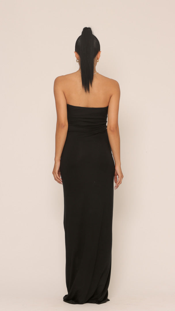 VESTIDO LONGO CANNES PRETO