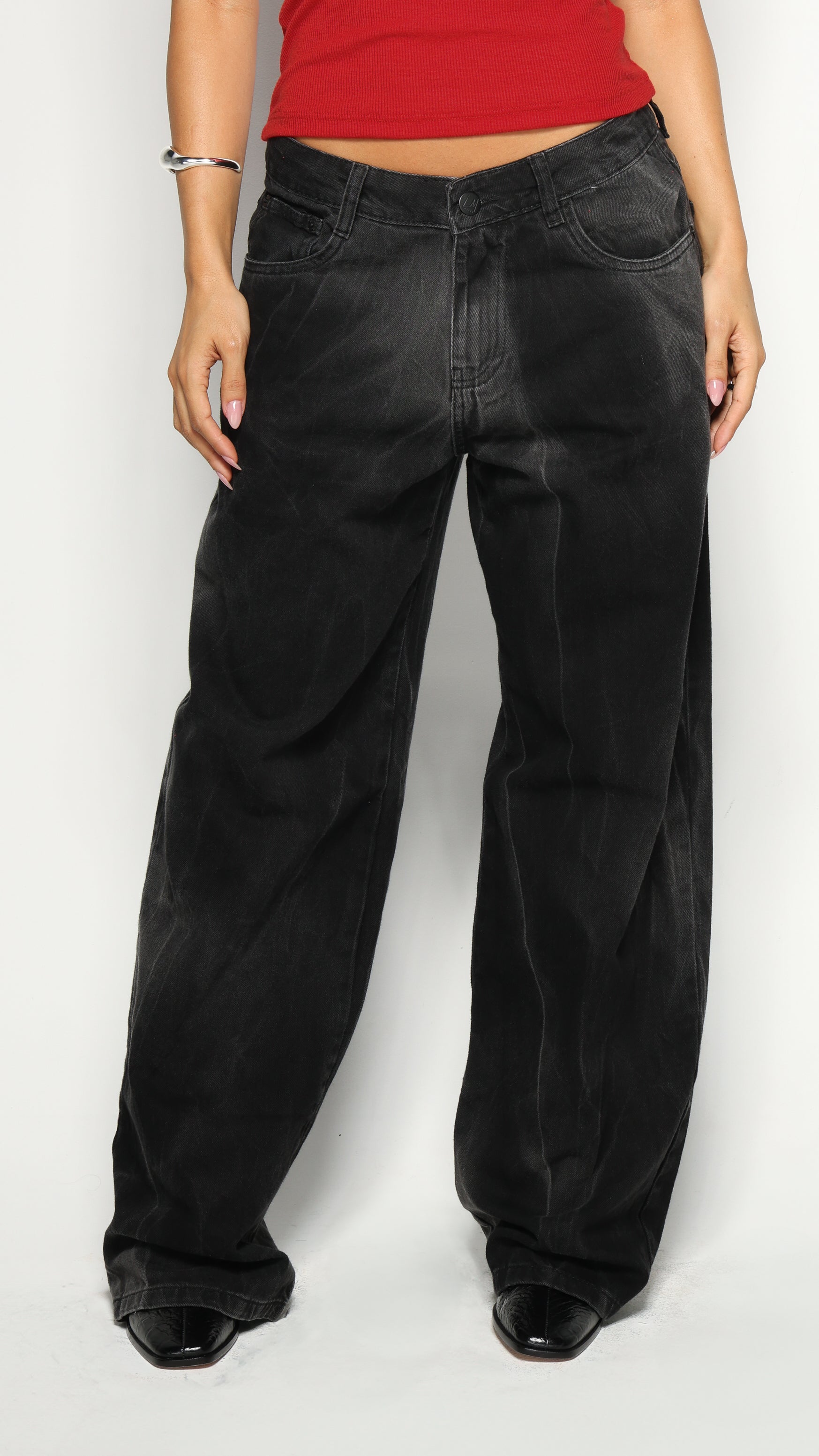 CALÇA JEANS OVERSIZED STORM