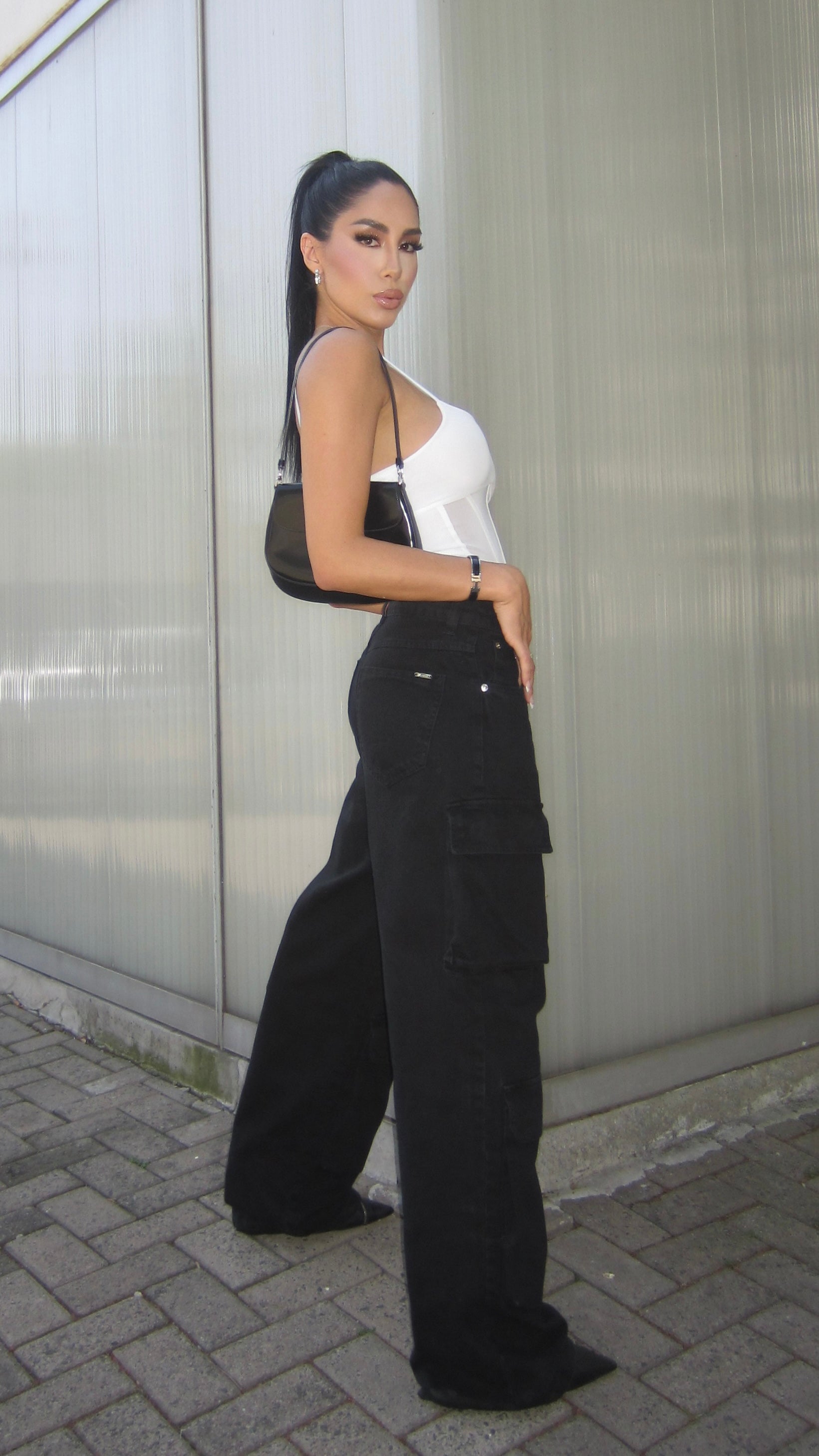 CALÇA JEANS POCKET BLACK