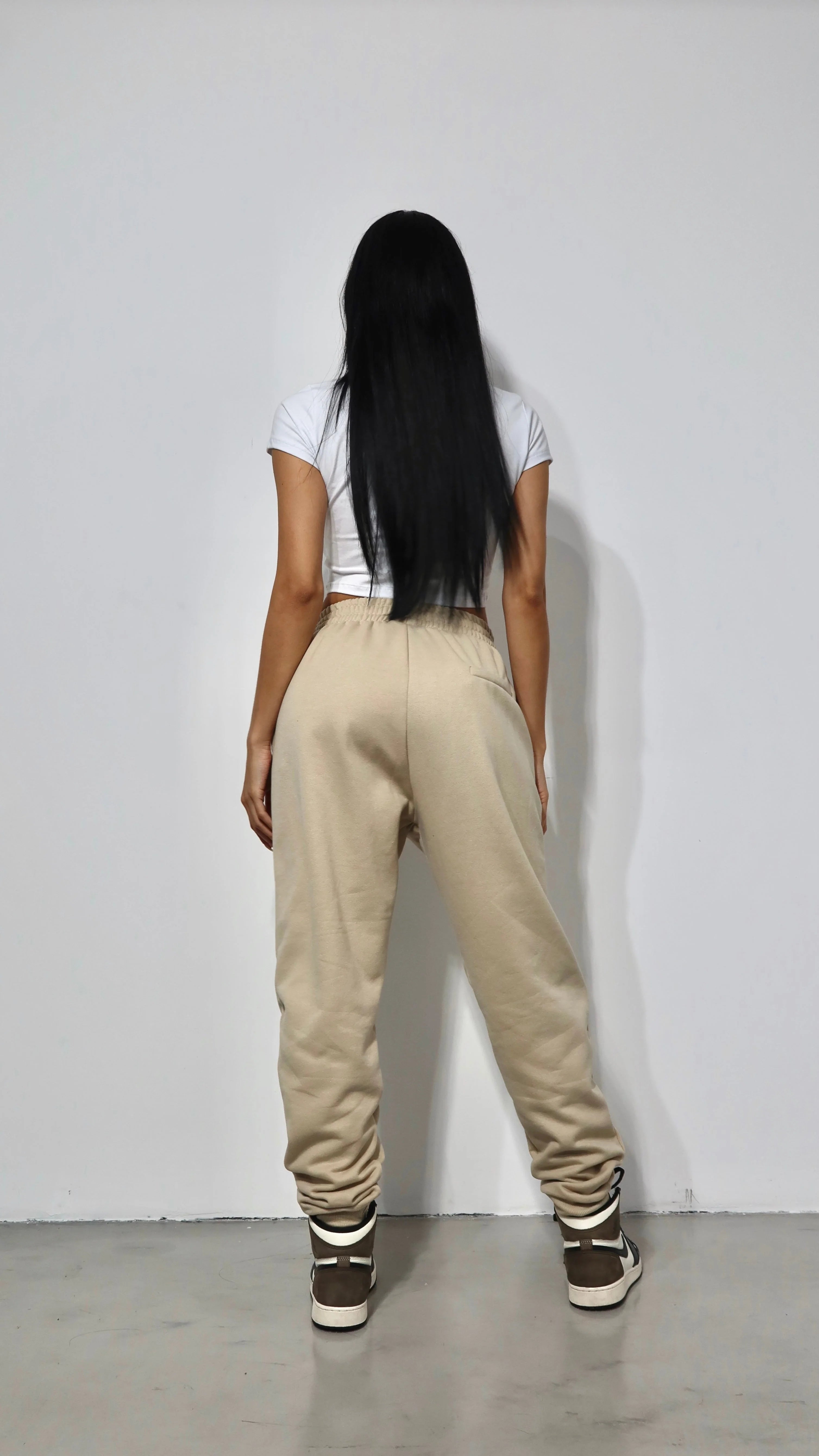 CALÇA MOLETOM URBAN BEGE