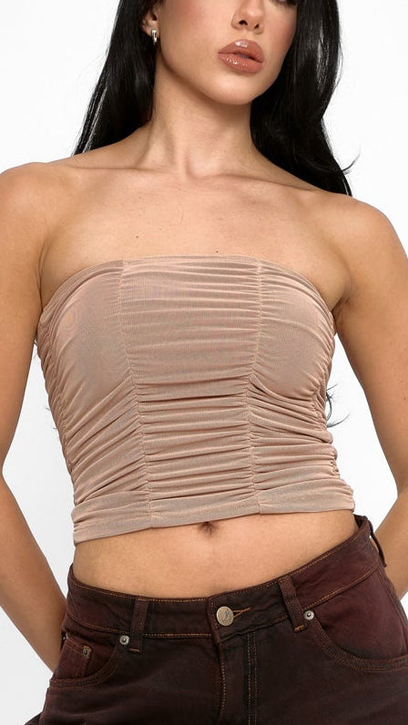 CROPPED TULE NUDE