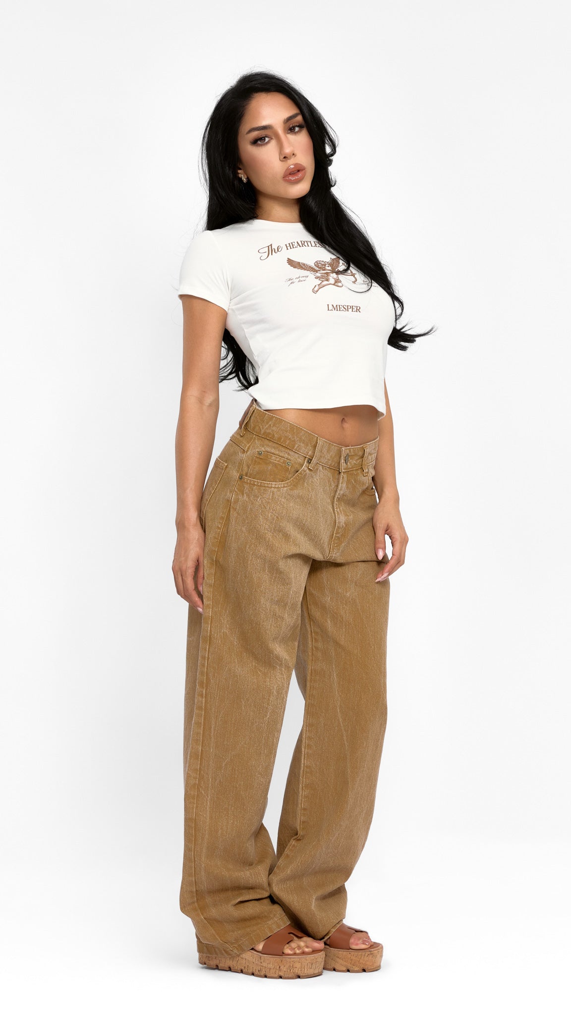 CALÇA JEANS OVERSIZED WOOD
