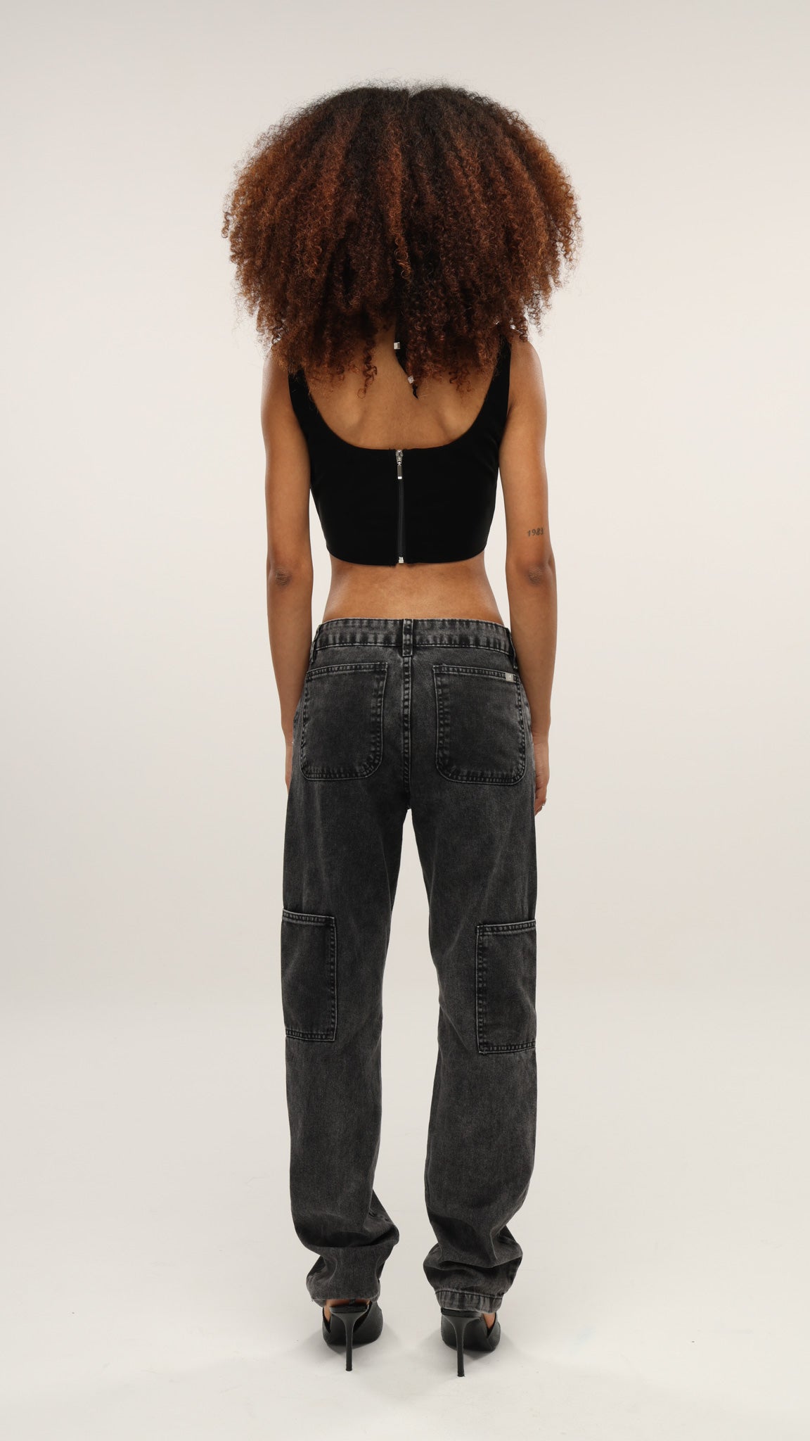 CALÇA JEANS URBAN BLACK DENIM