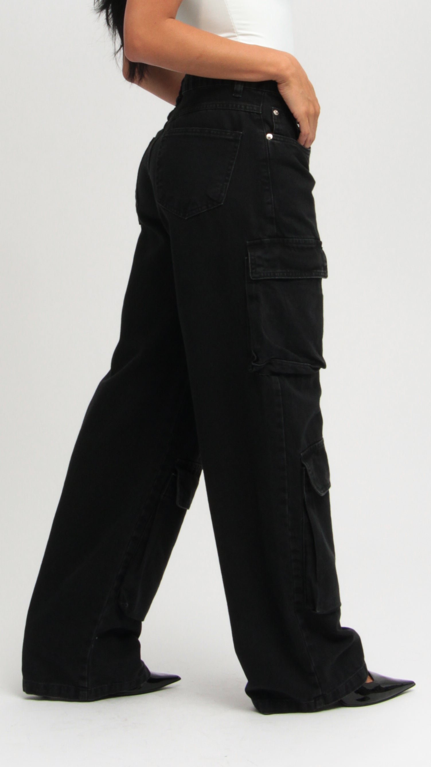 CALÇA JEANS POCKET BLACK