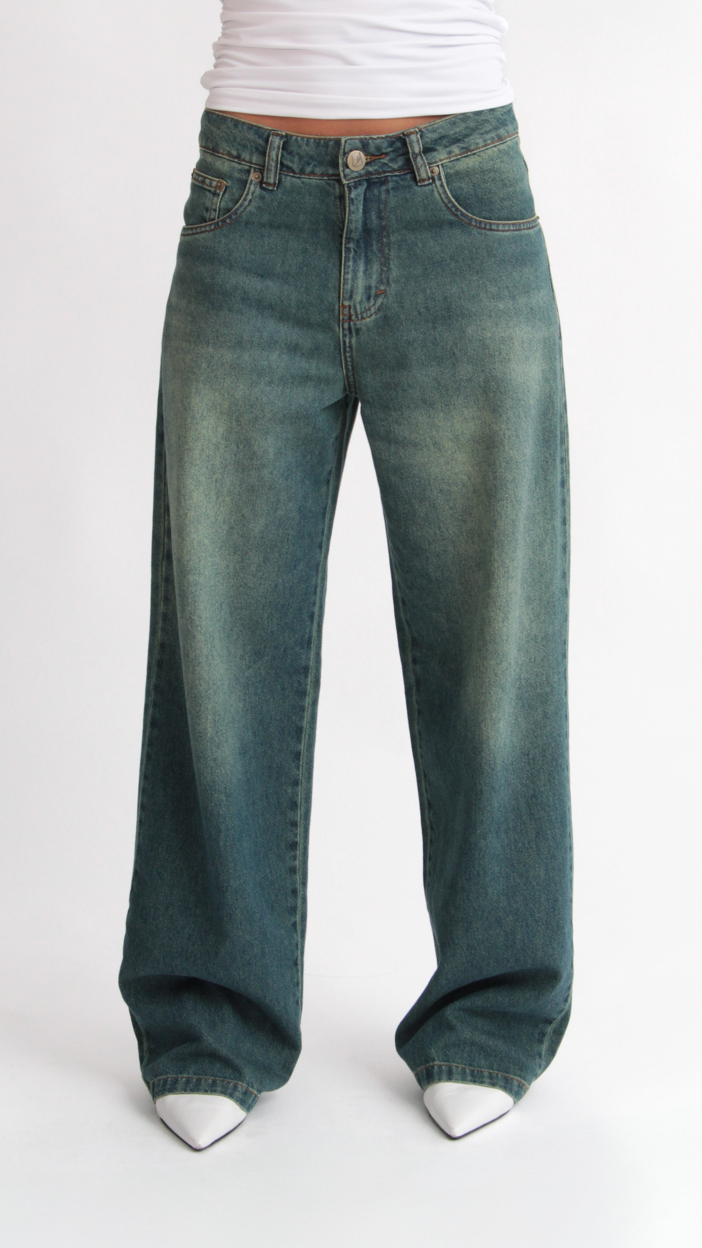 CALÇA JEANS OVERSIZED SIREN