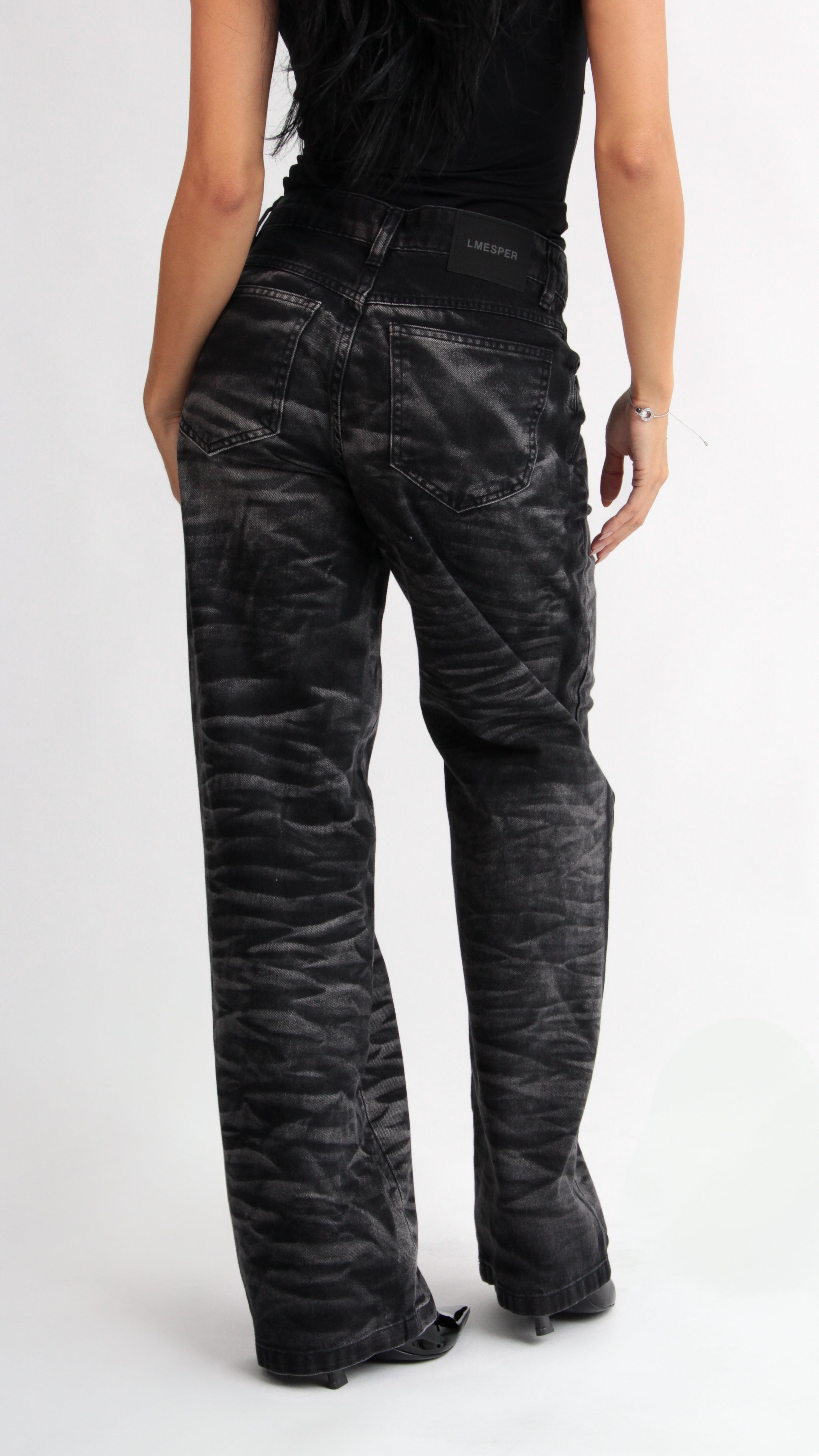 CALÇA JEANS OVERSIZED TIGER