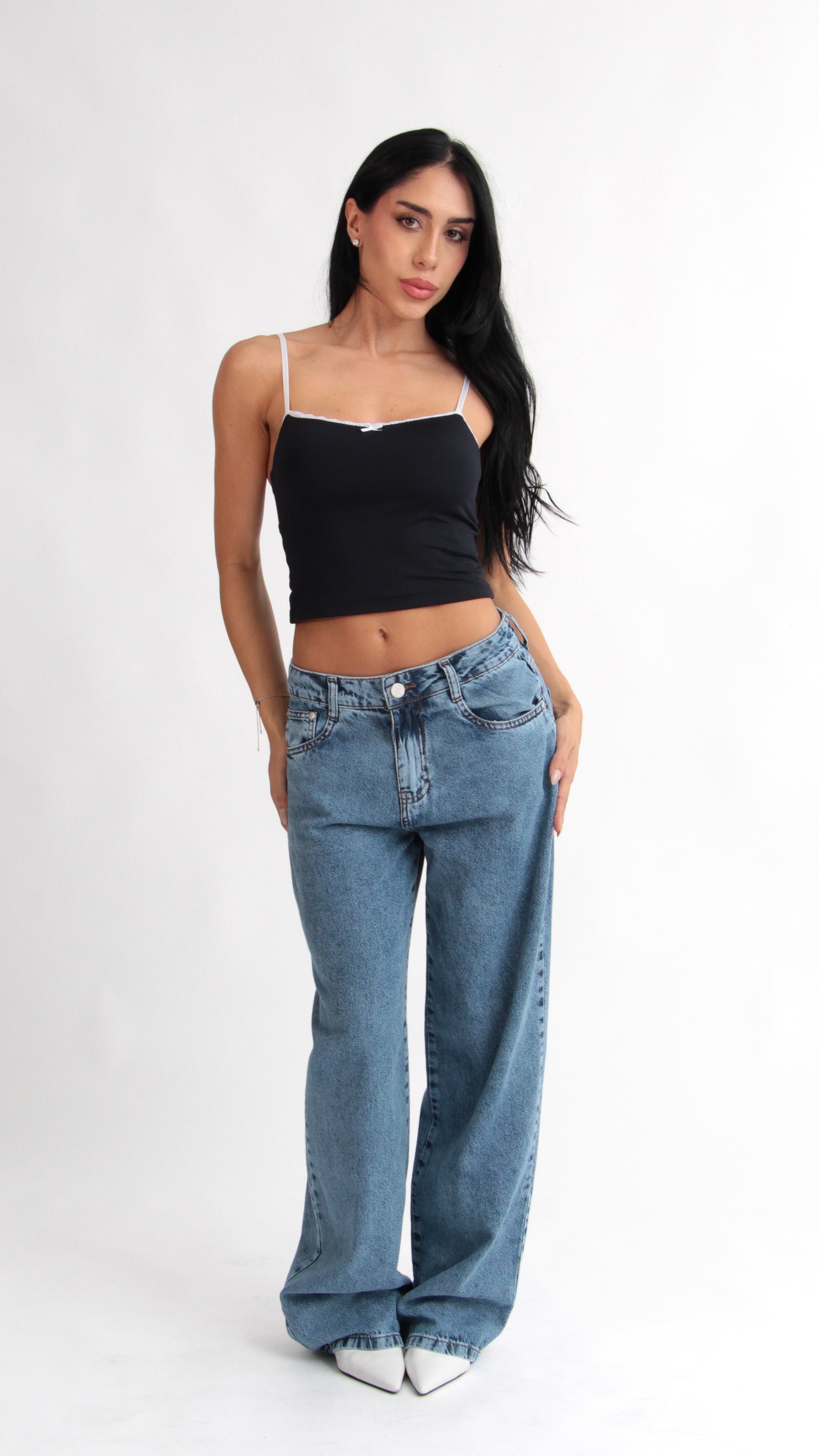 CALÇA JEANS OVERSIZED CLASSIC