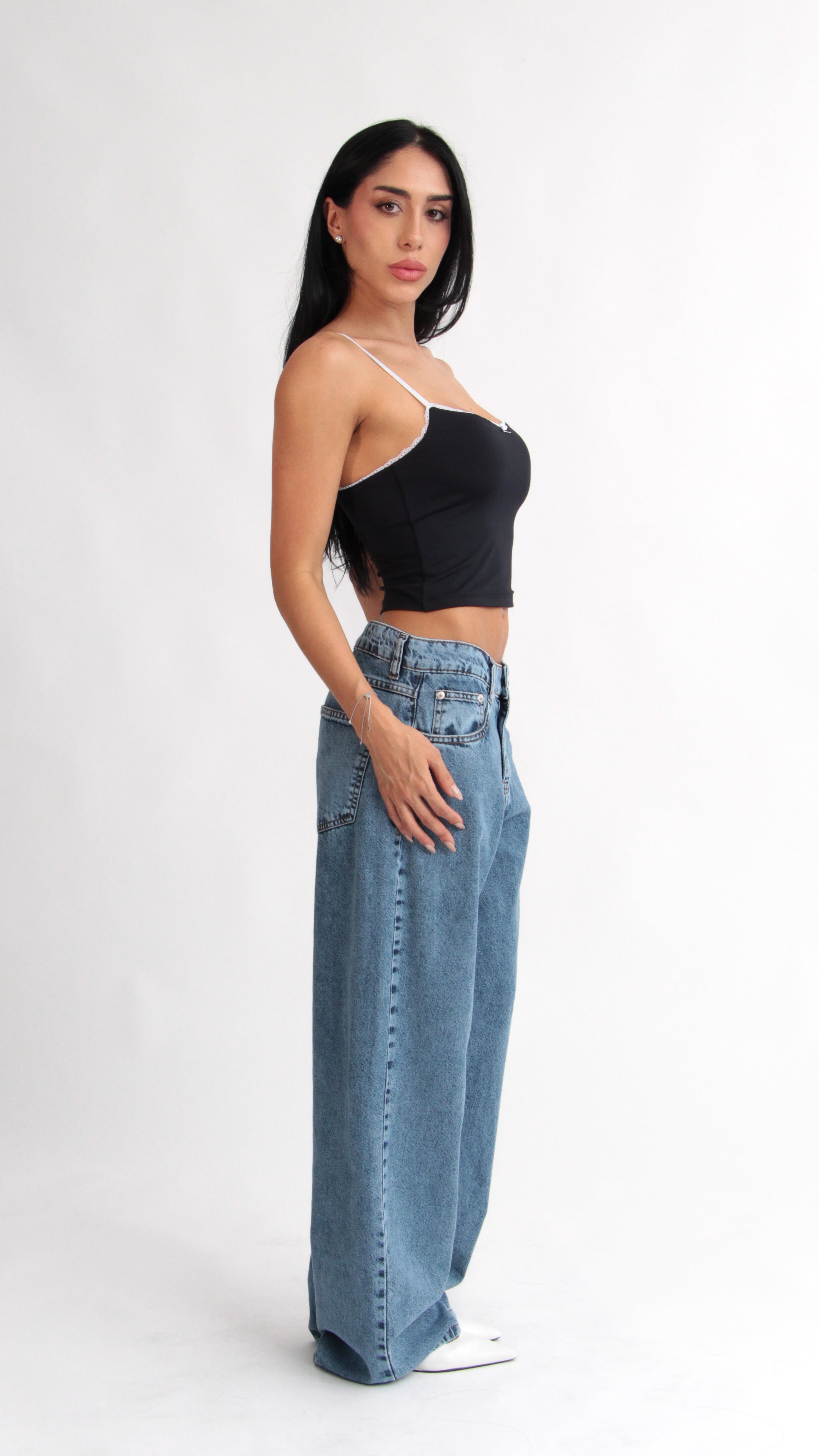 CALÇA JEANS OVERSIZED CLASSIC