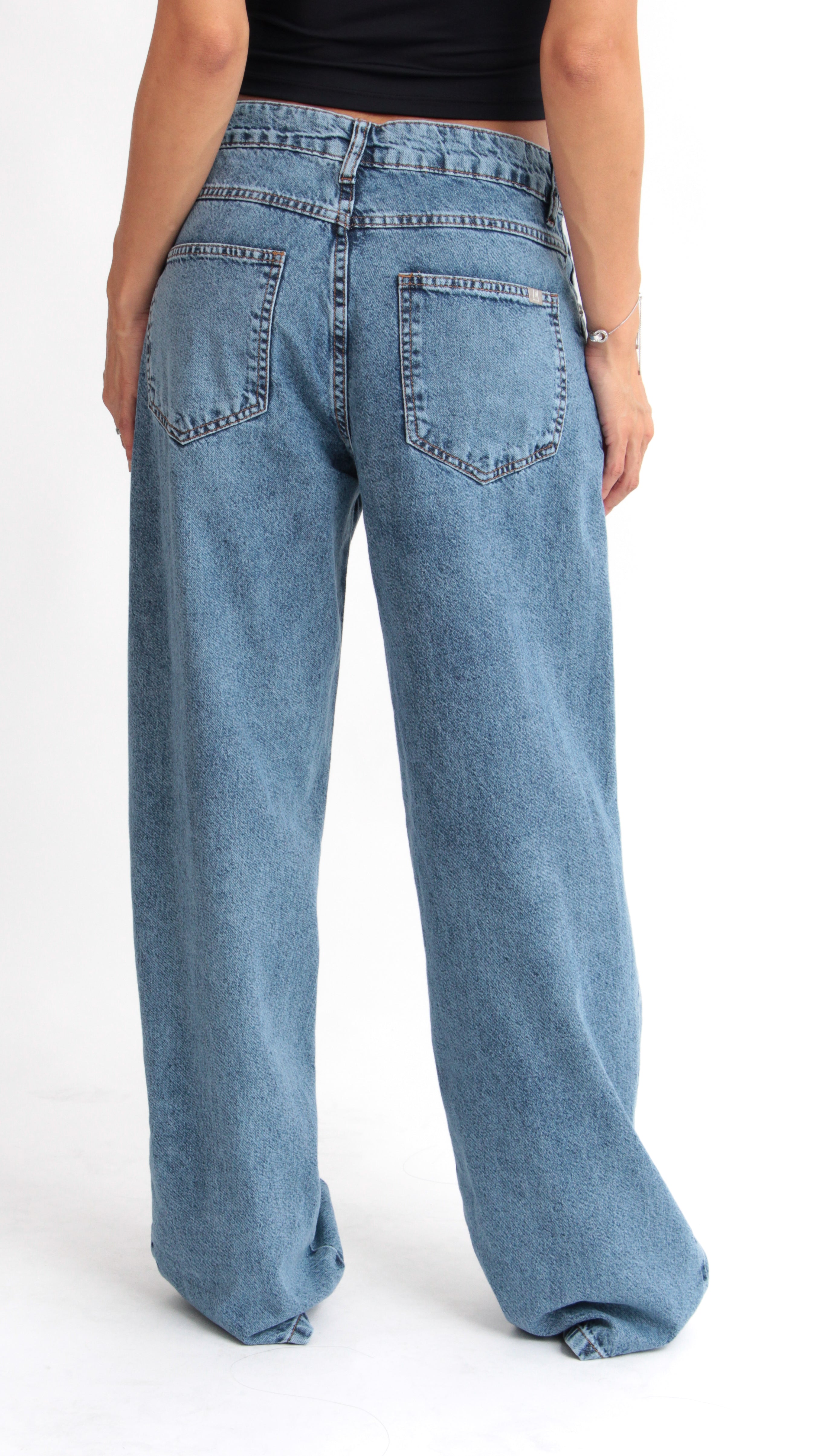 CALÇA JEANS OVERSIZED CLASSIC