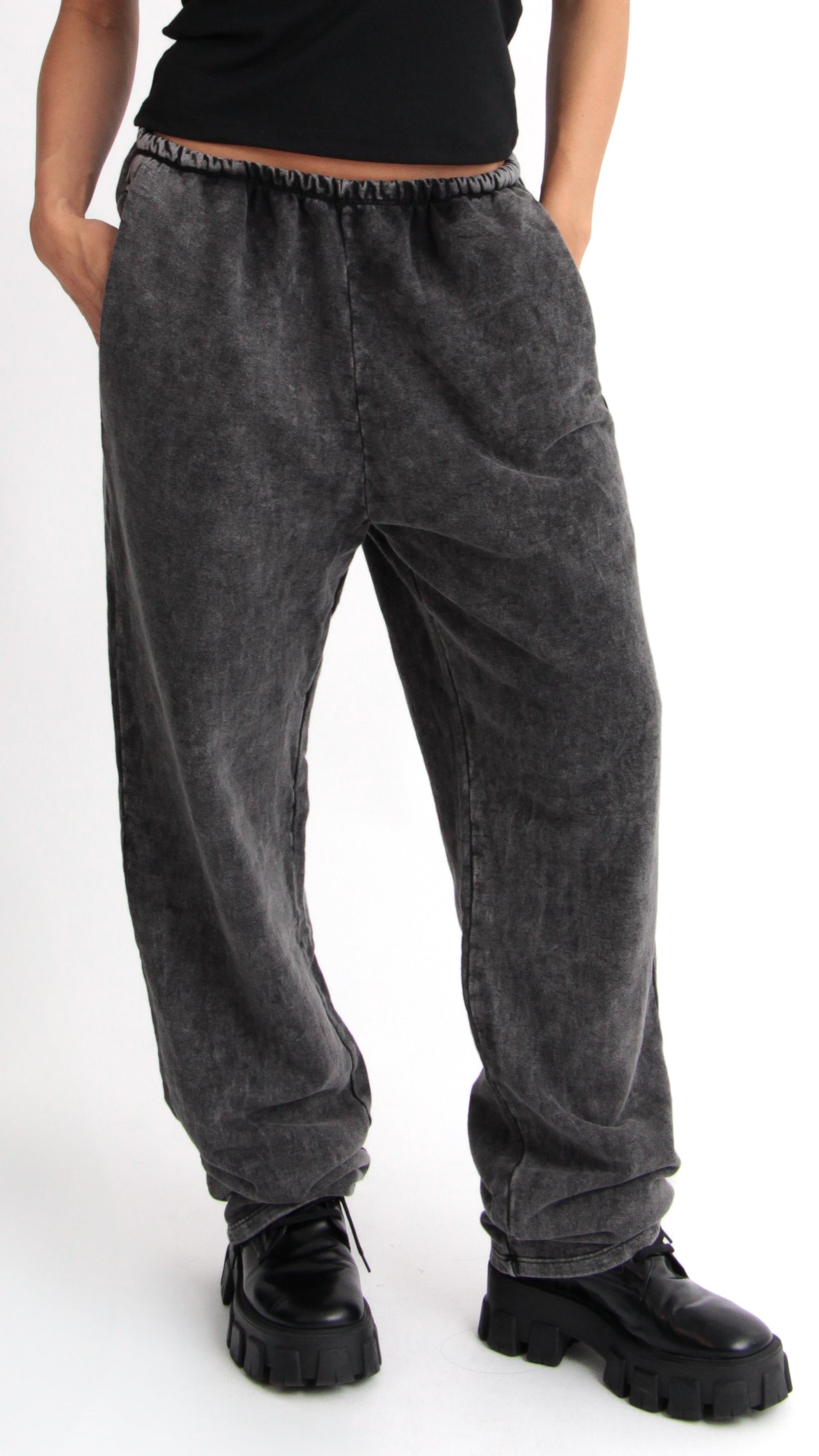 CALÇA MOLETOM MARMORIZADA