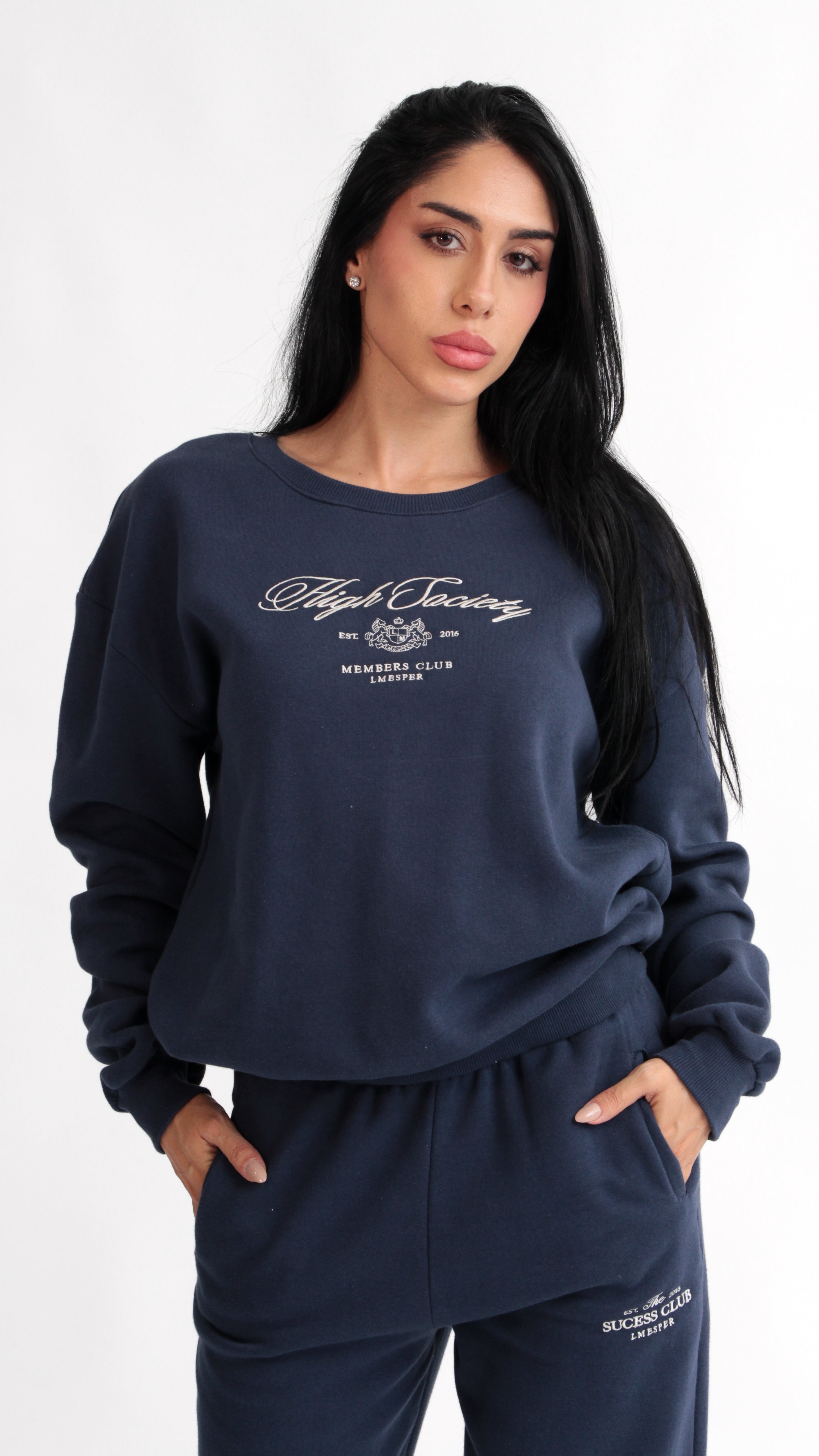 BLUSA MOLETOM MARINHO