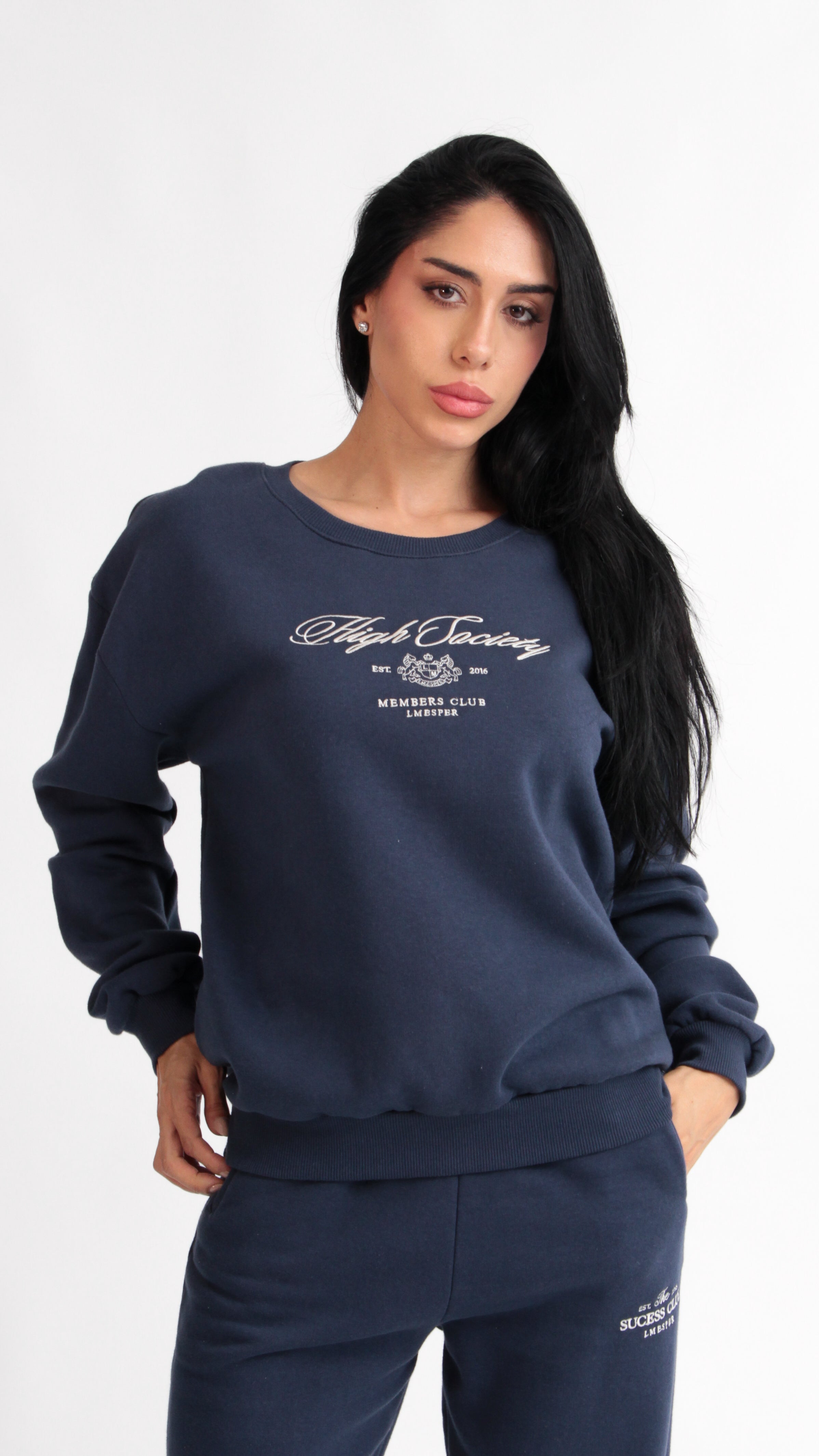 BLUSA MOLETOM MARINHO