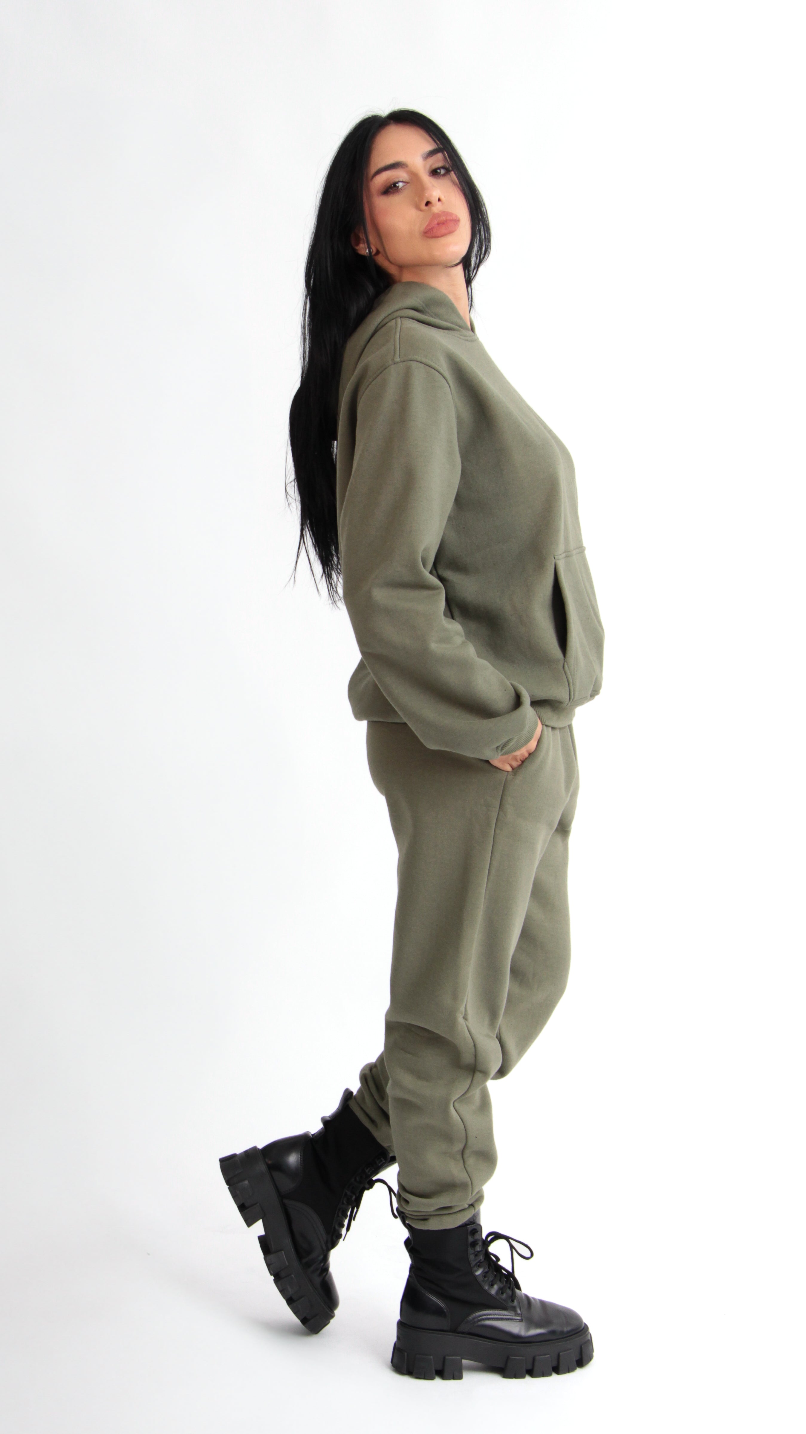 CALÇA MOLETOM URBAN VERDE MILITAR