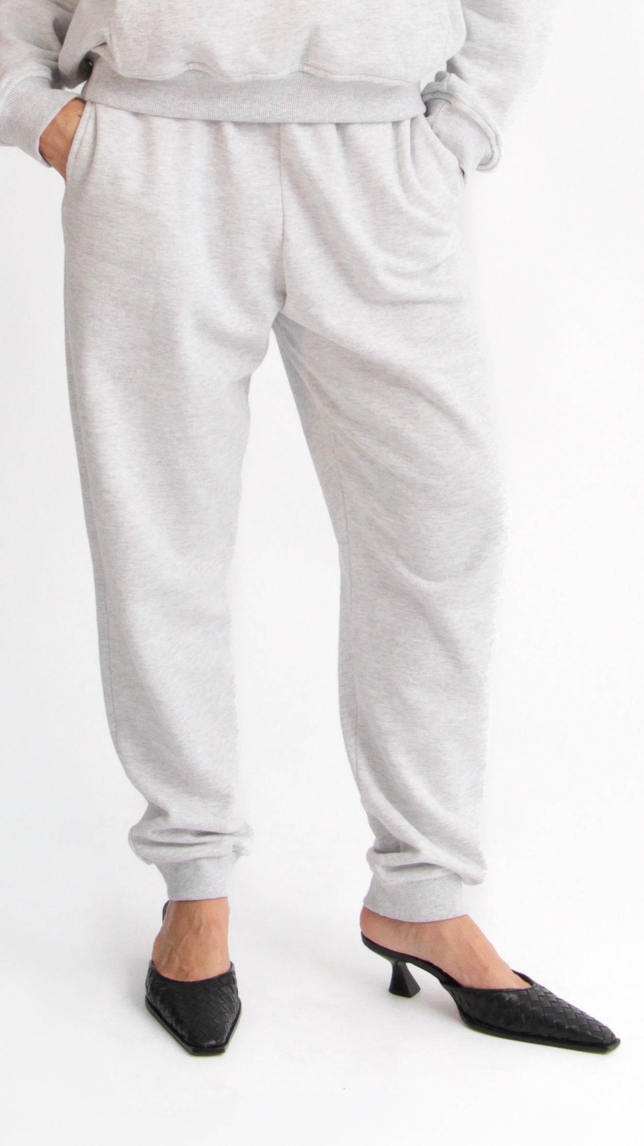 CALÇA MOLETOM URBAN MESCLA GELO