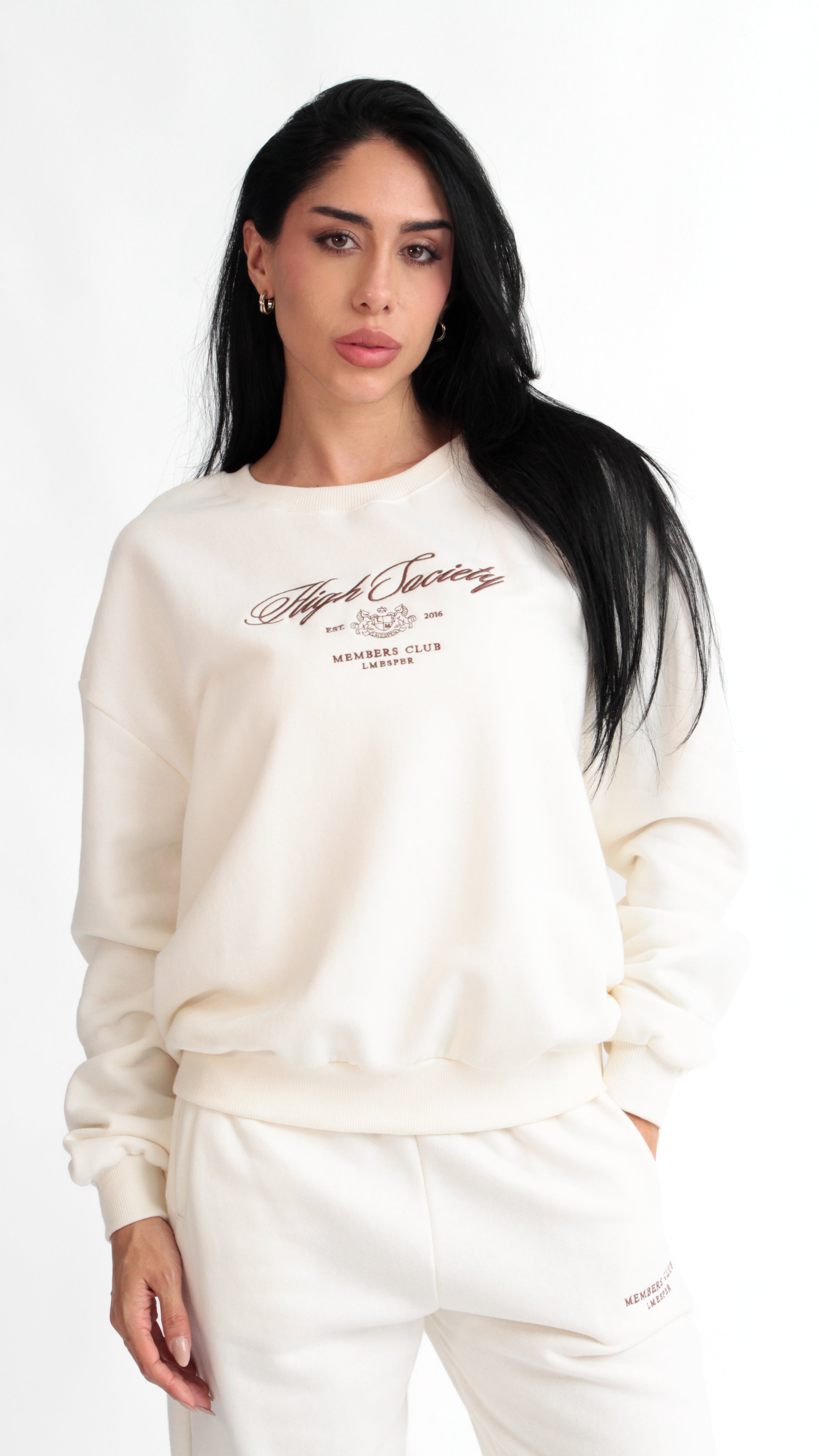 BLUSA MOLETOM OFF WHITE