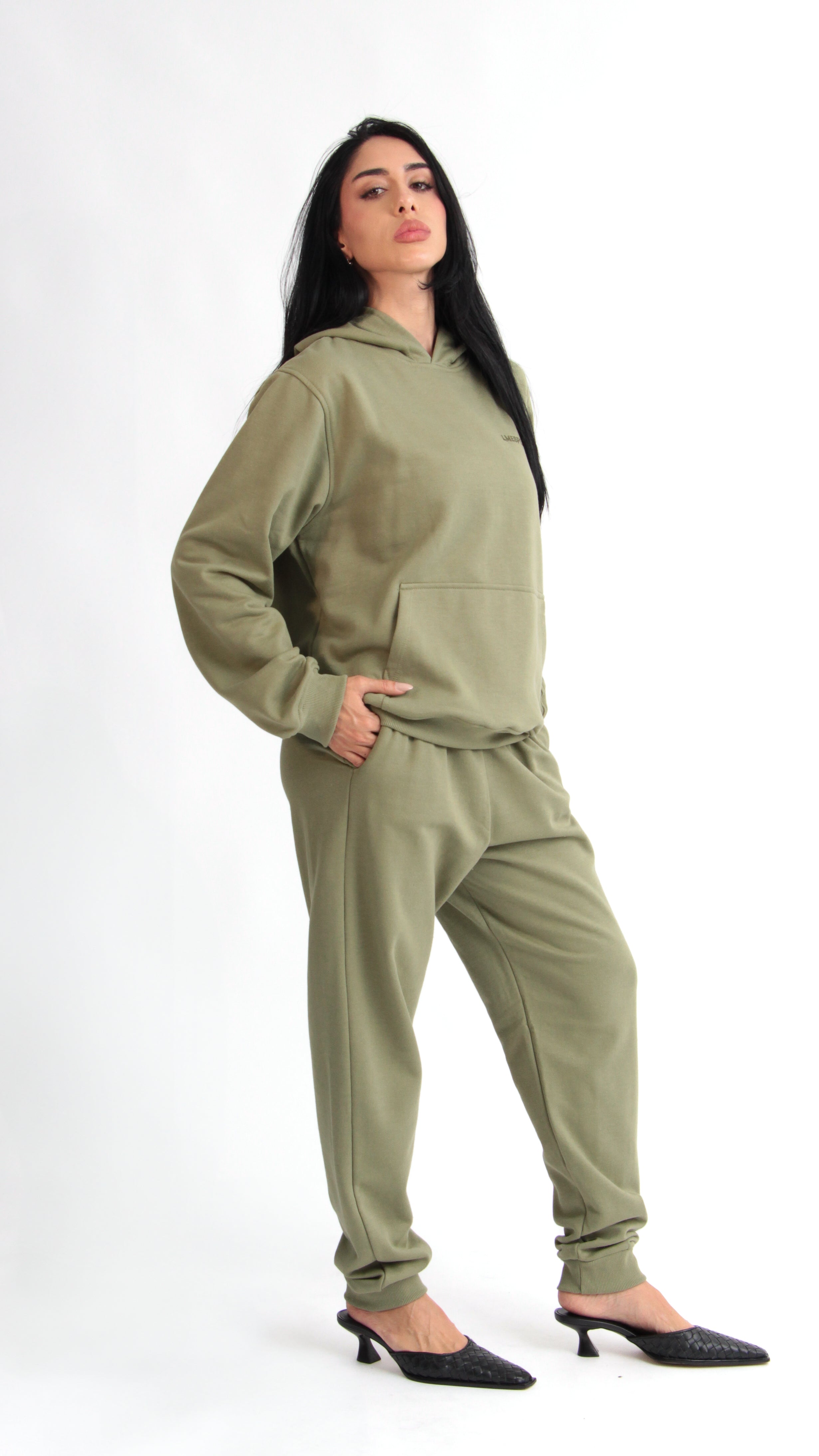 CALÇA MOLETOM URBAN VERDE OLIVA