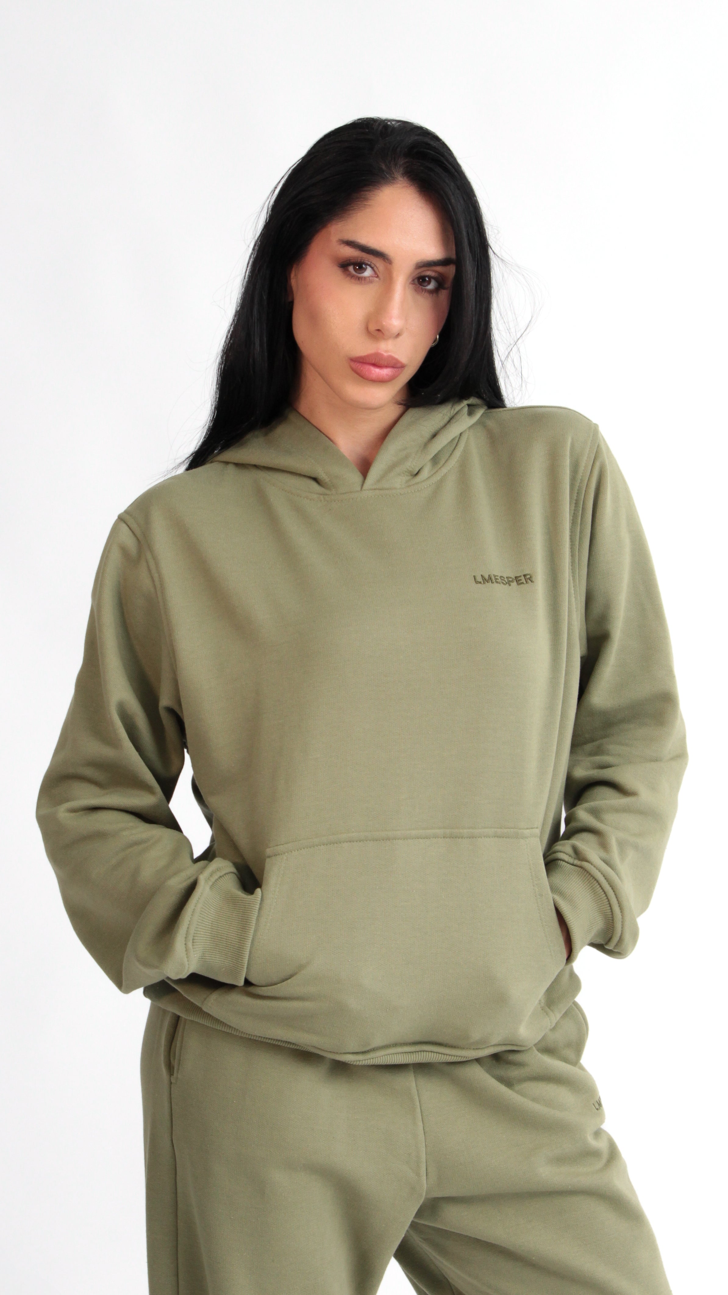 BLUSA MOLETOM URBAN VERDE OLIVA