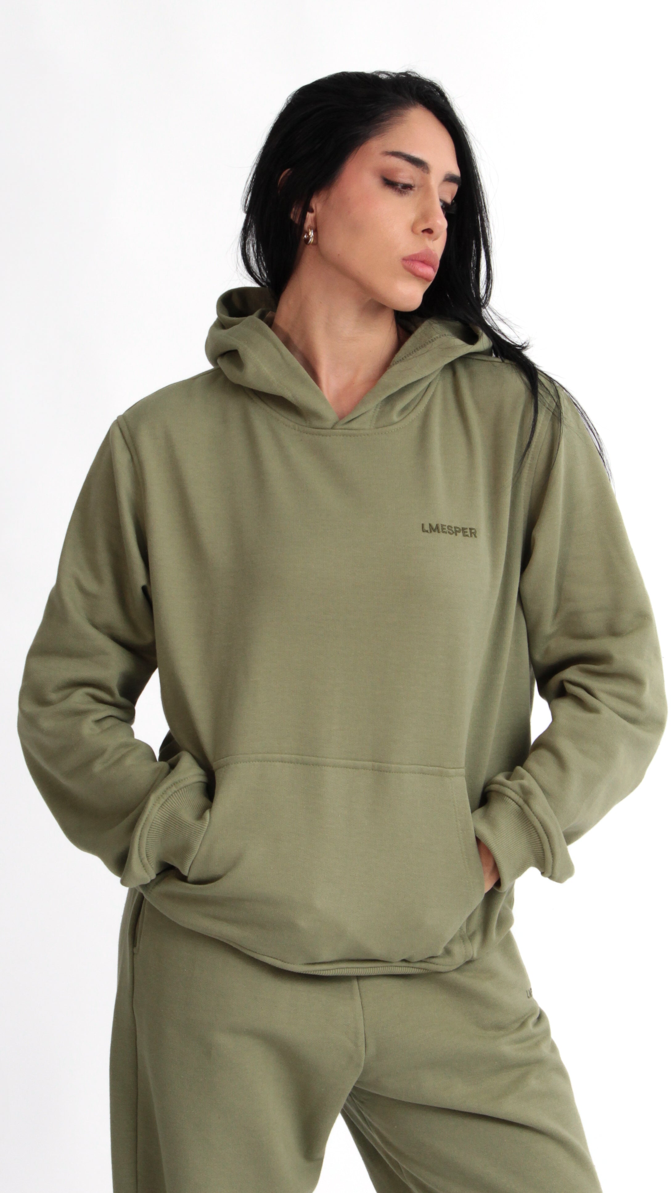 BLUSA MOLETOM URBAN VERDE OLIVA