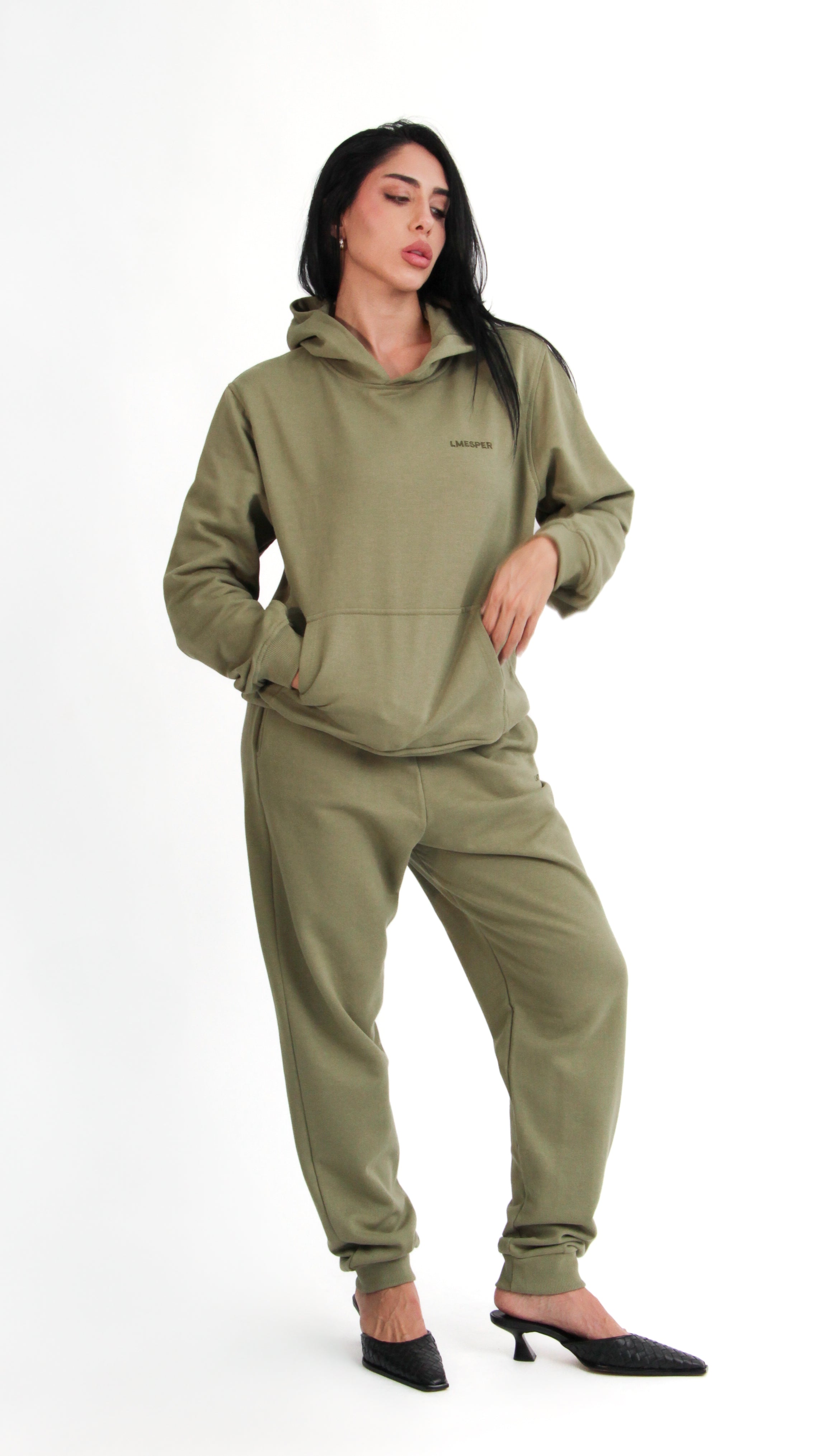 CALÇA MOLETOM URBAN VERDE OLIVA