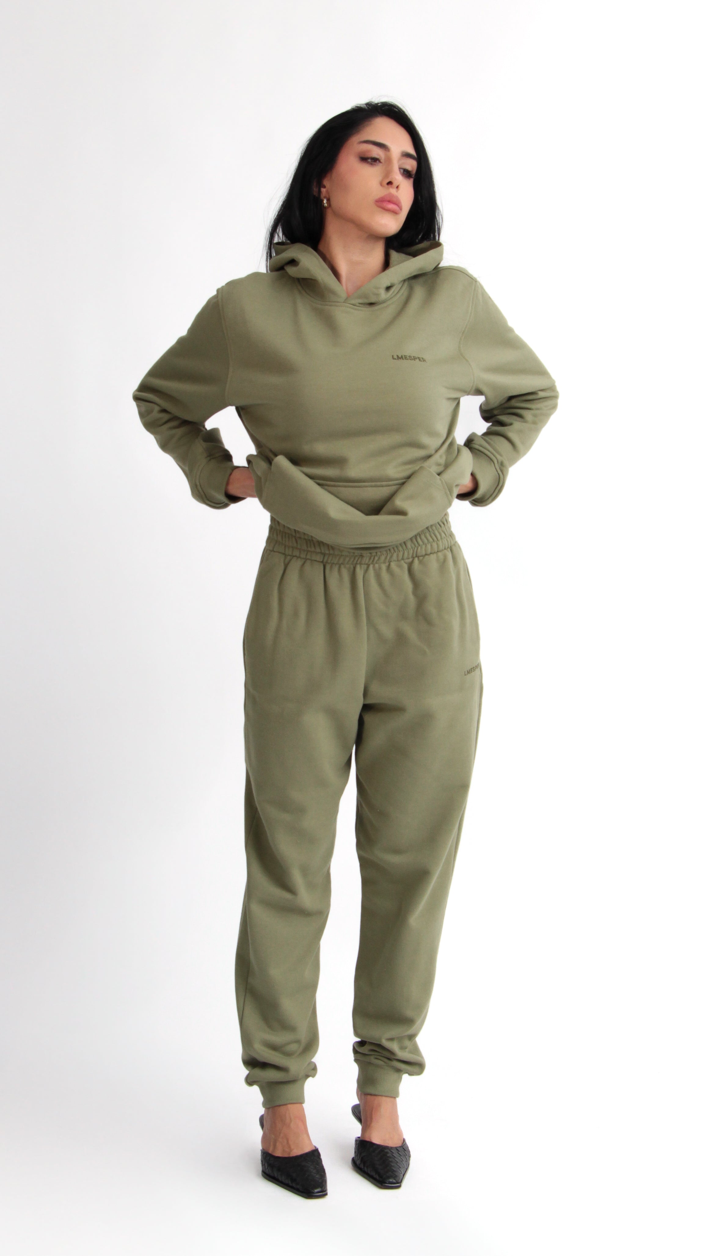 CALÇA MOLETOM URBAN VERDE OLIVA