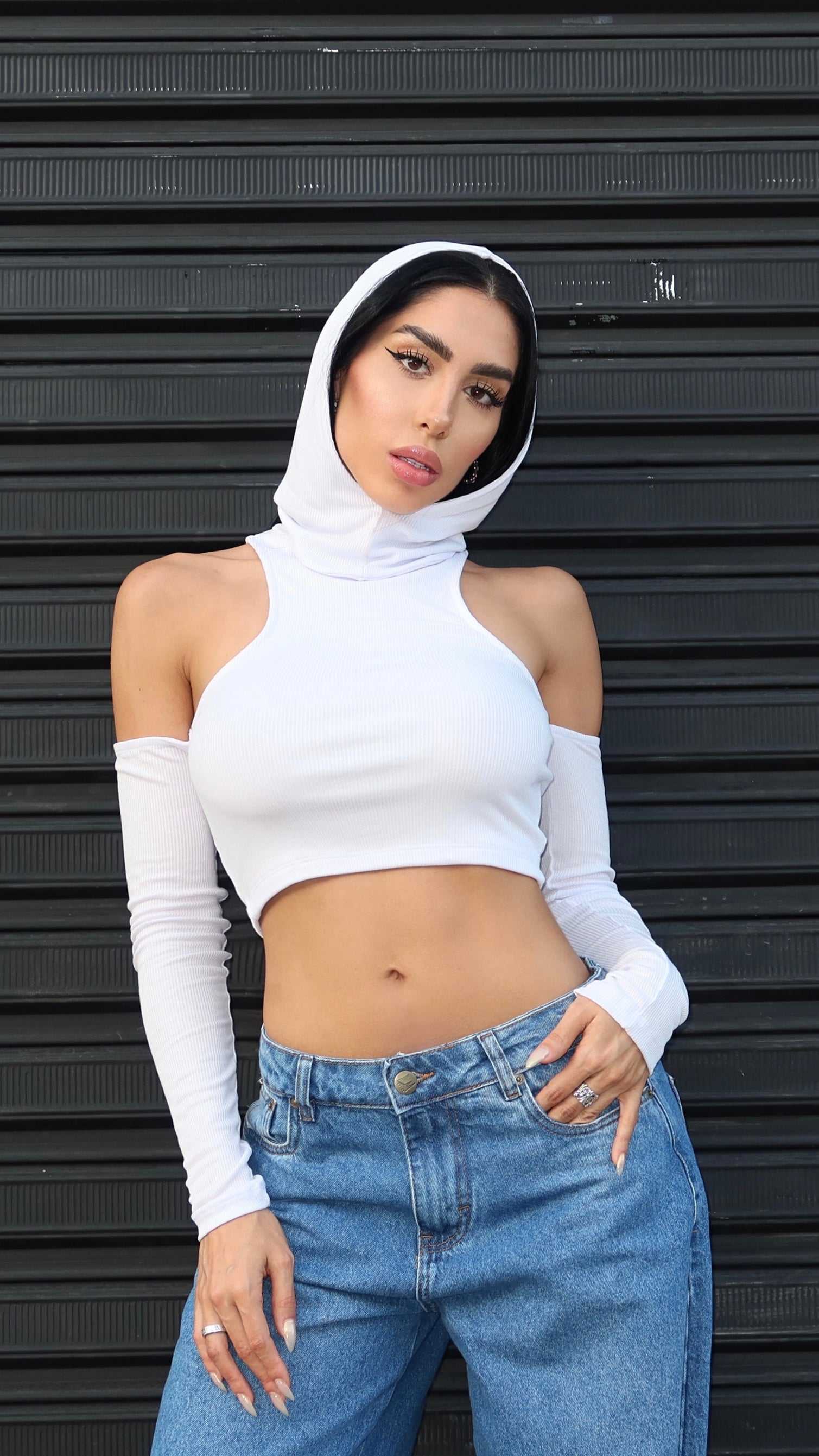 CROPPED GANGSTER BRANCO