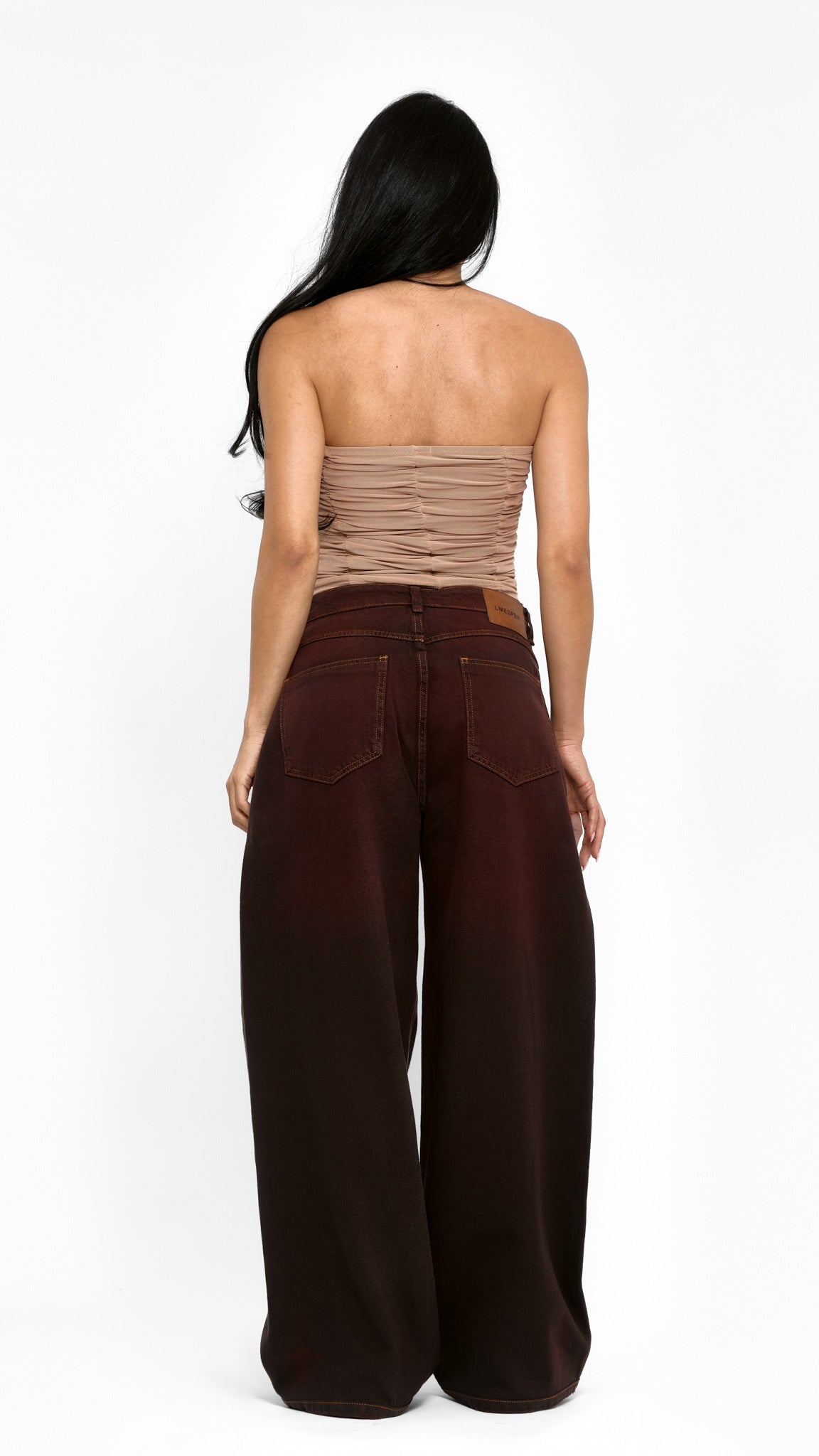 CALÇA JEANS BAGGY AVELÃ