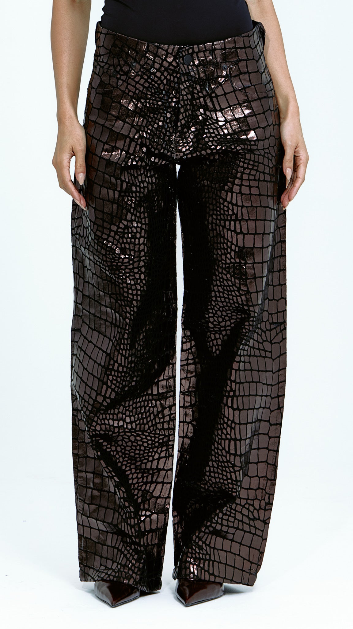 CALÇA JEANS PREMIUM CROCO BLACKBERRY