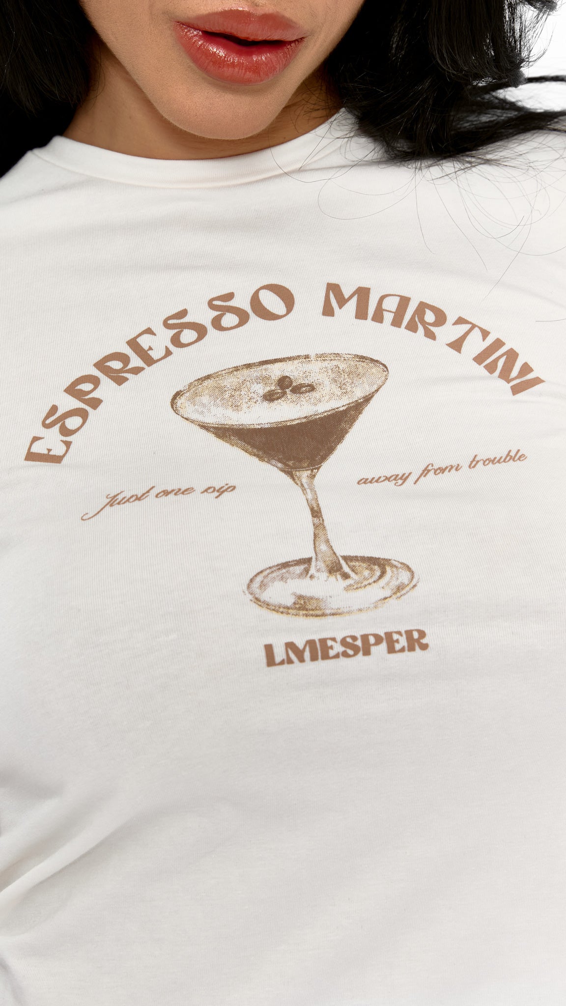 BABY TEE ESPRESSO MARTINI