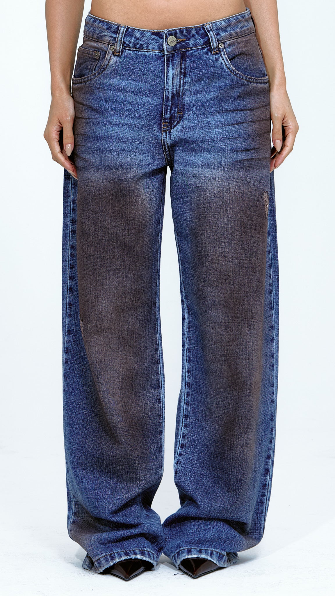 CALÇA JEANS OVERSIZED MUDDY