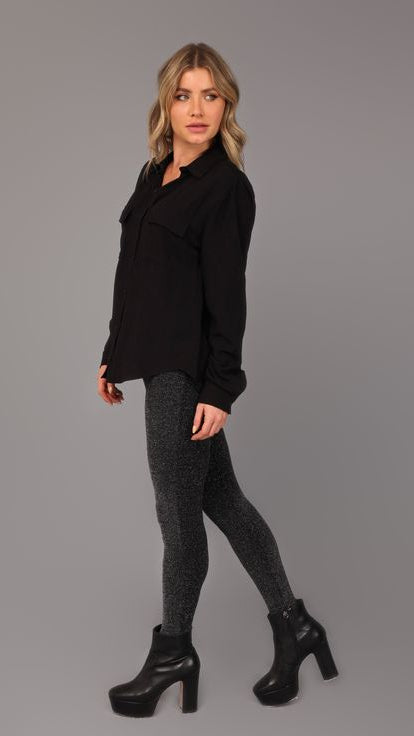 CAMISA VISCOSE PRETA