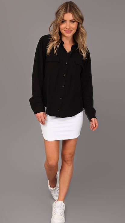 CAMISA VISCOSE PRETA
