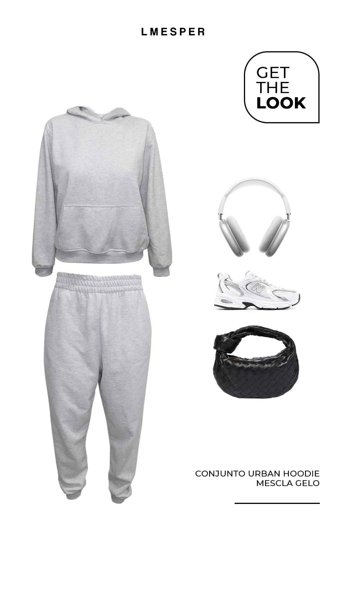 BLUSA MOLETOM URBAN MESCLA GELO