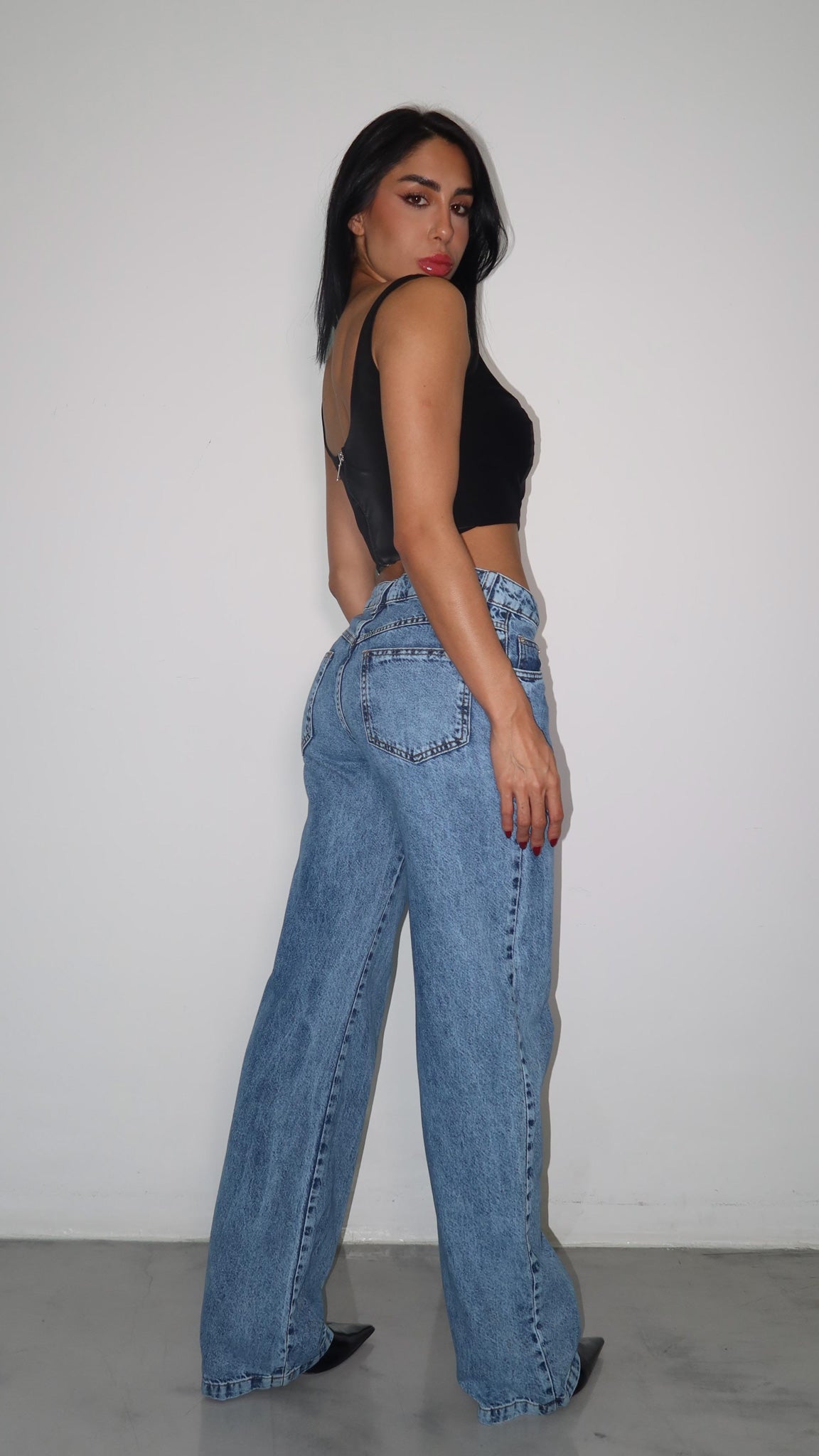 CALÇA JEANS CUT OUT