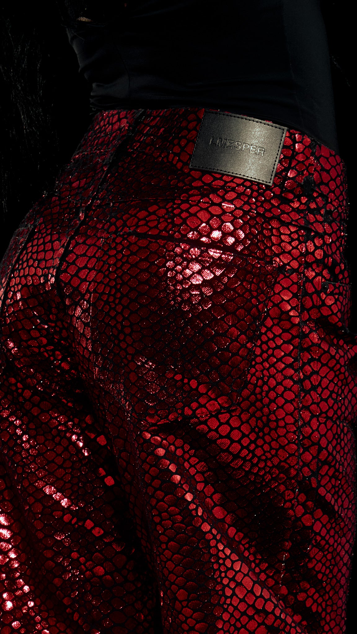 CALÇA JEANS PREMIUM PYTHON RED