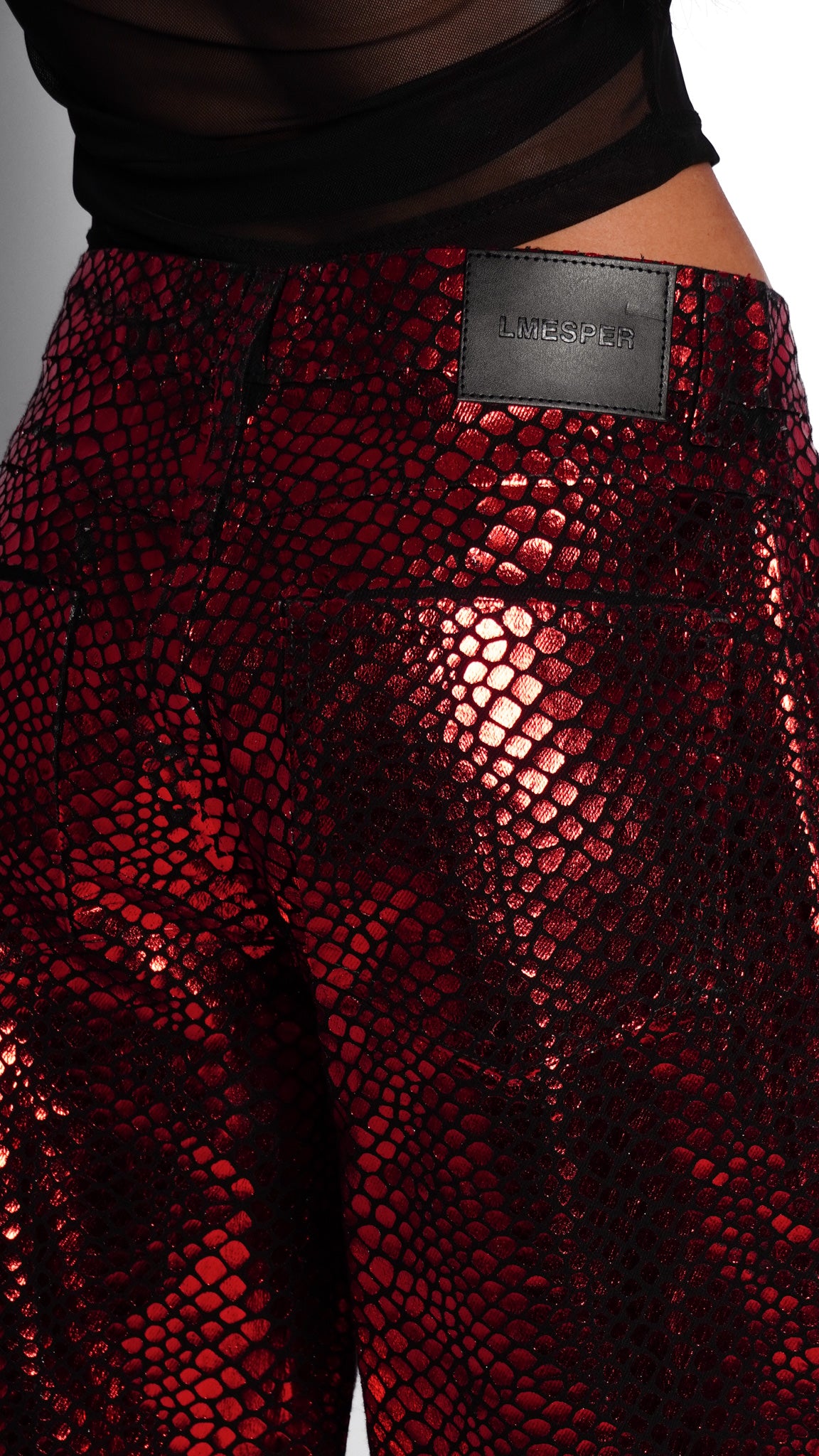 CALÇA JEANS PREMIUM PYTHON RED