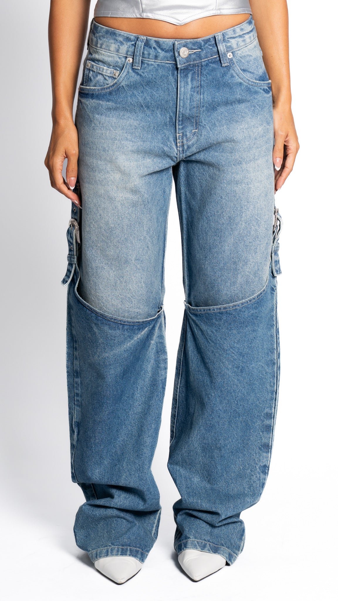 CALÇA JEANS RETA WESTERN