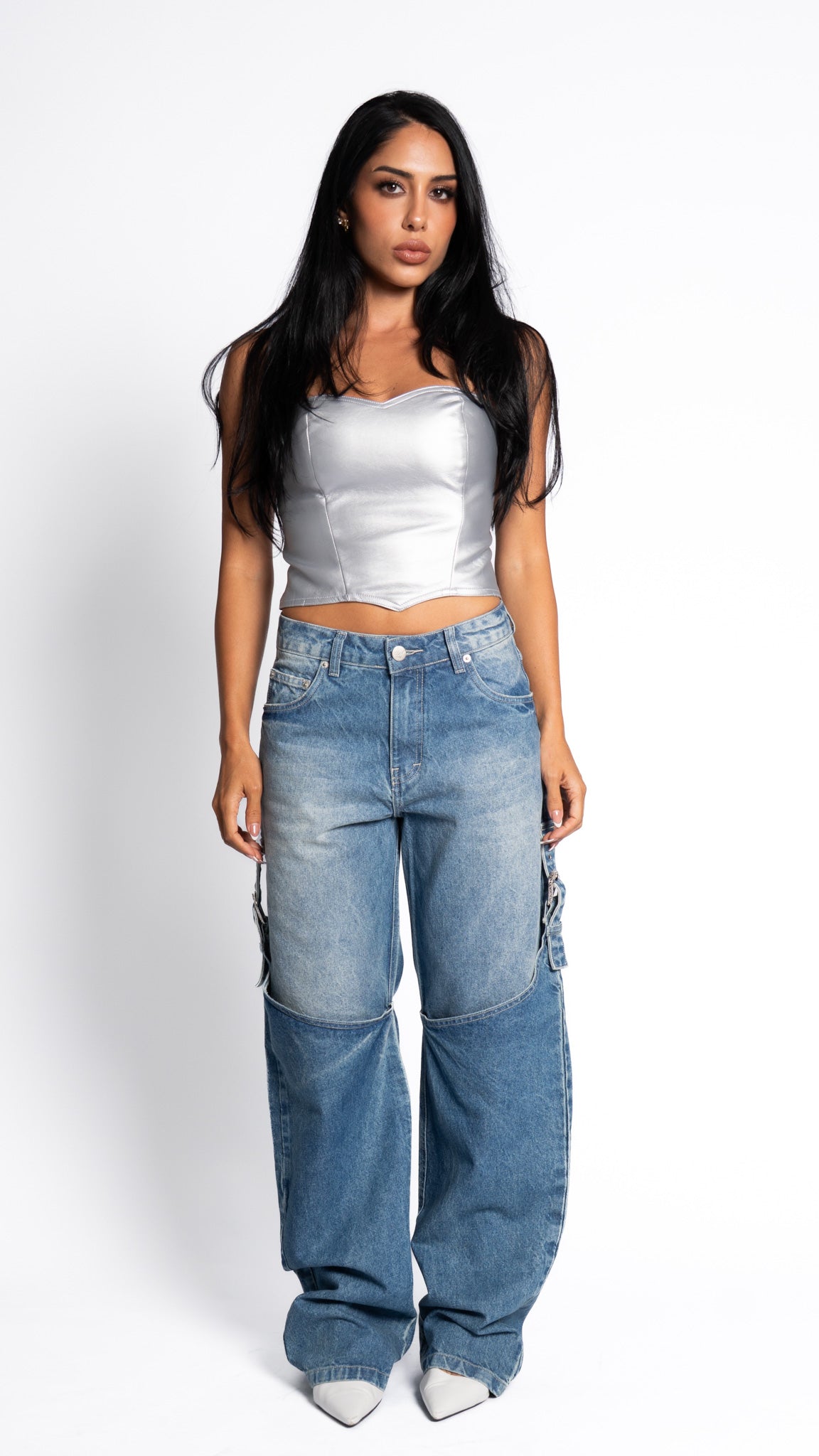 CALÇA JEANS RETA WESTERN