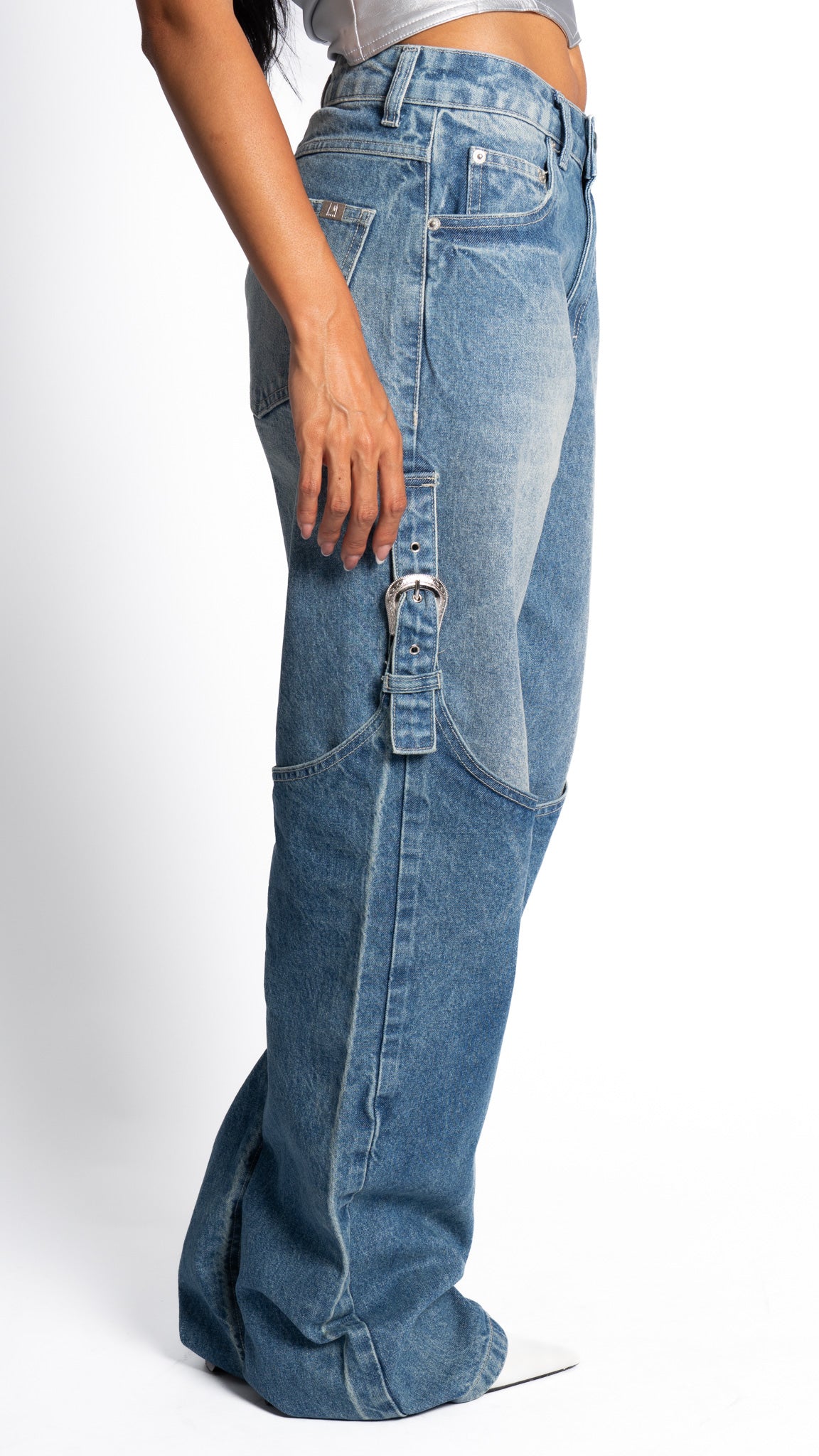 CALÇA JEANS RETA WESTERN