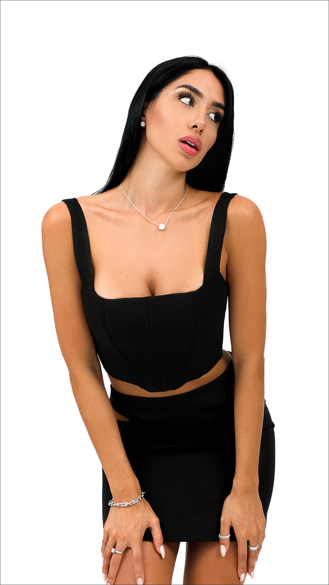 CORSET BABY GIRL PRETO