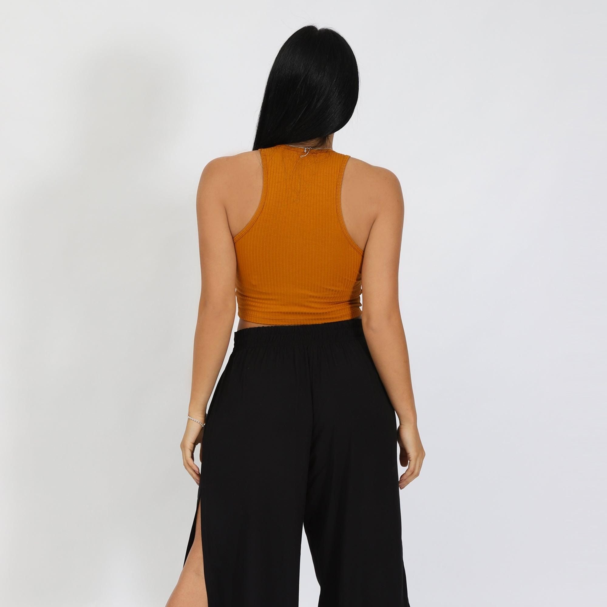 CROPPED REGATA CANELADO NUDE