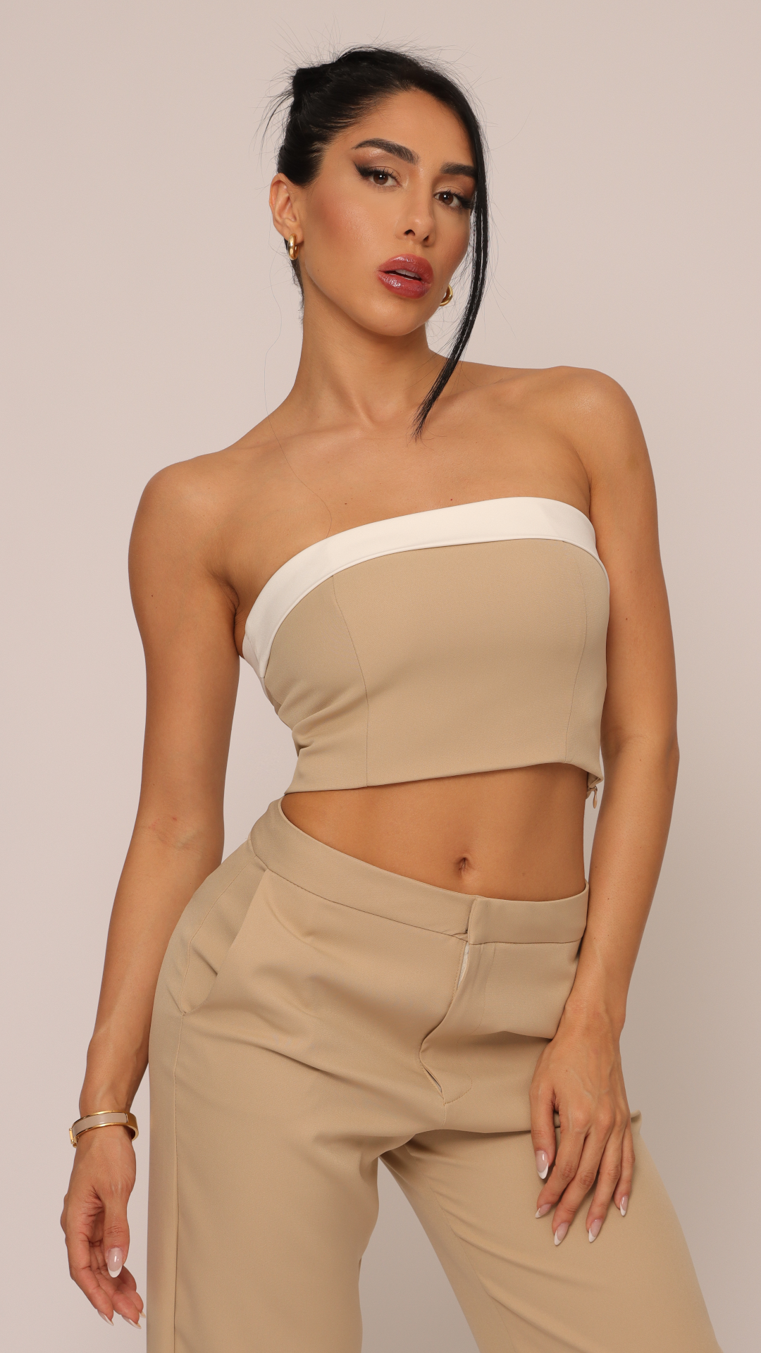 CROPPED VERONA BEGE