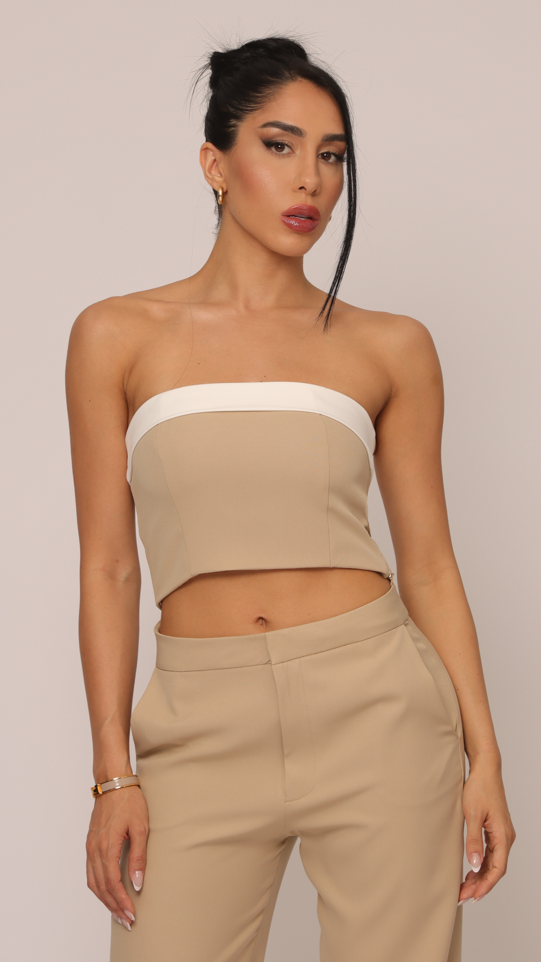 CROPPED VERONA BEGE