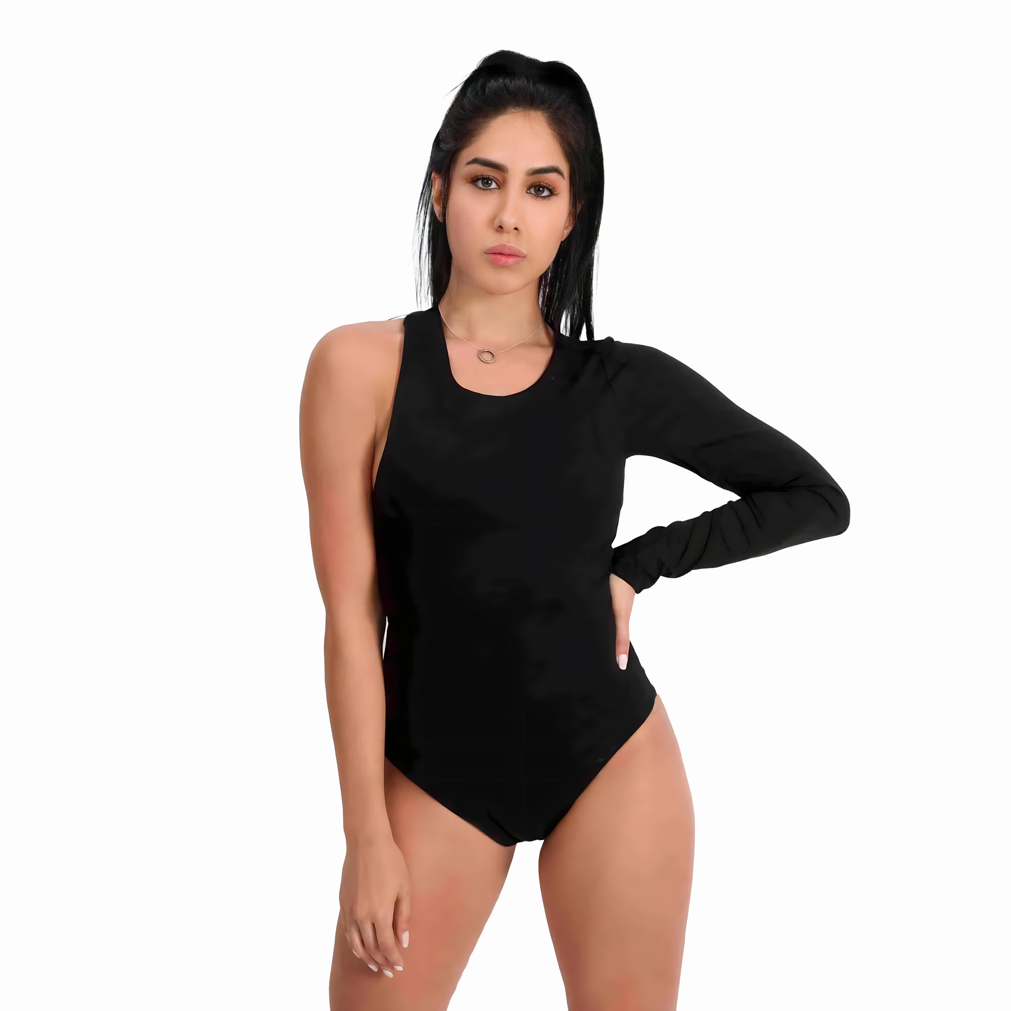 BODY RECORTE UM OMBRO SÓ