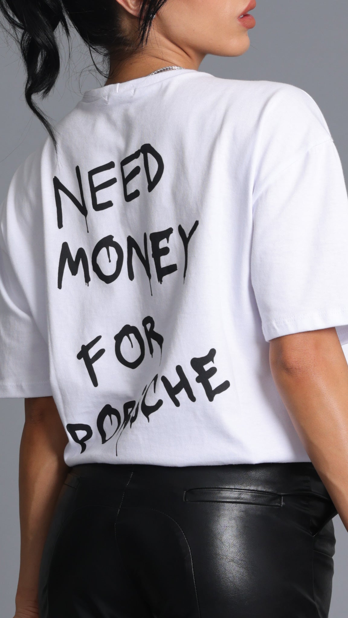 T-SHIRT OVERSIZED NEED MONEY FOR PORSCHE