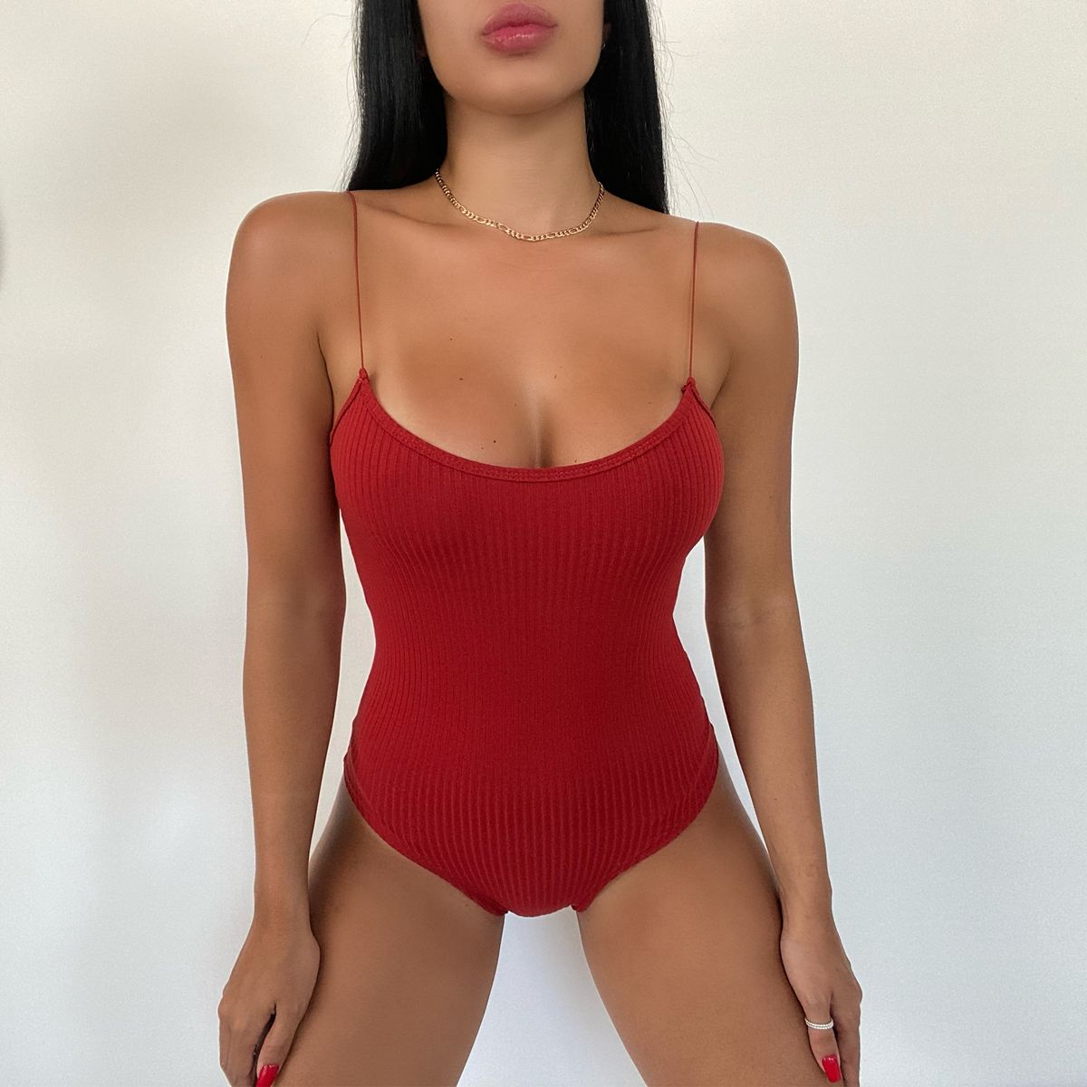 BODY MANHATTAN VERMELHO