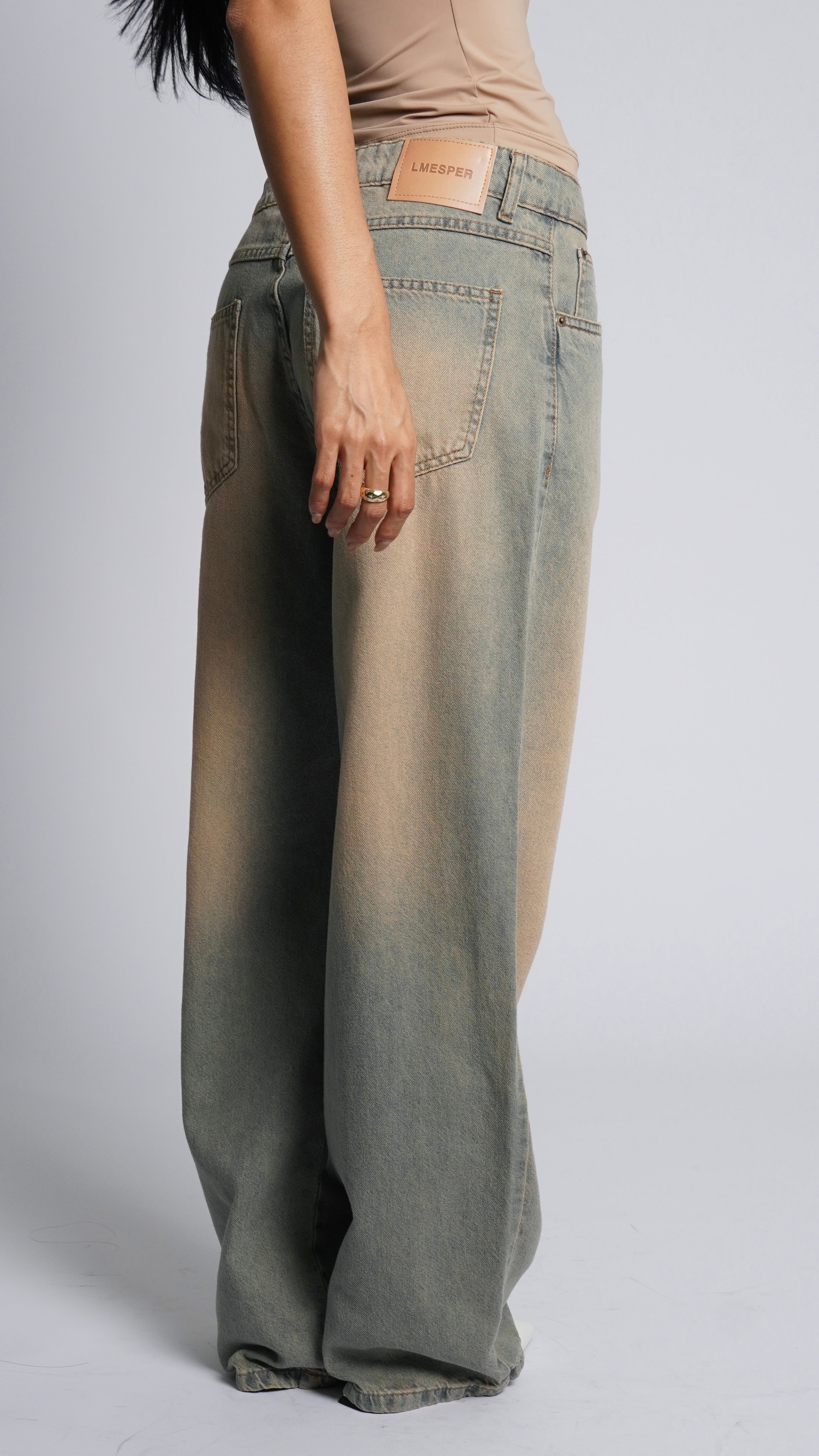 CALÇA JEANS OVERSIZED DESERT MIRAGE