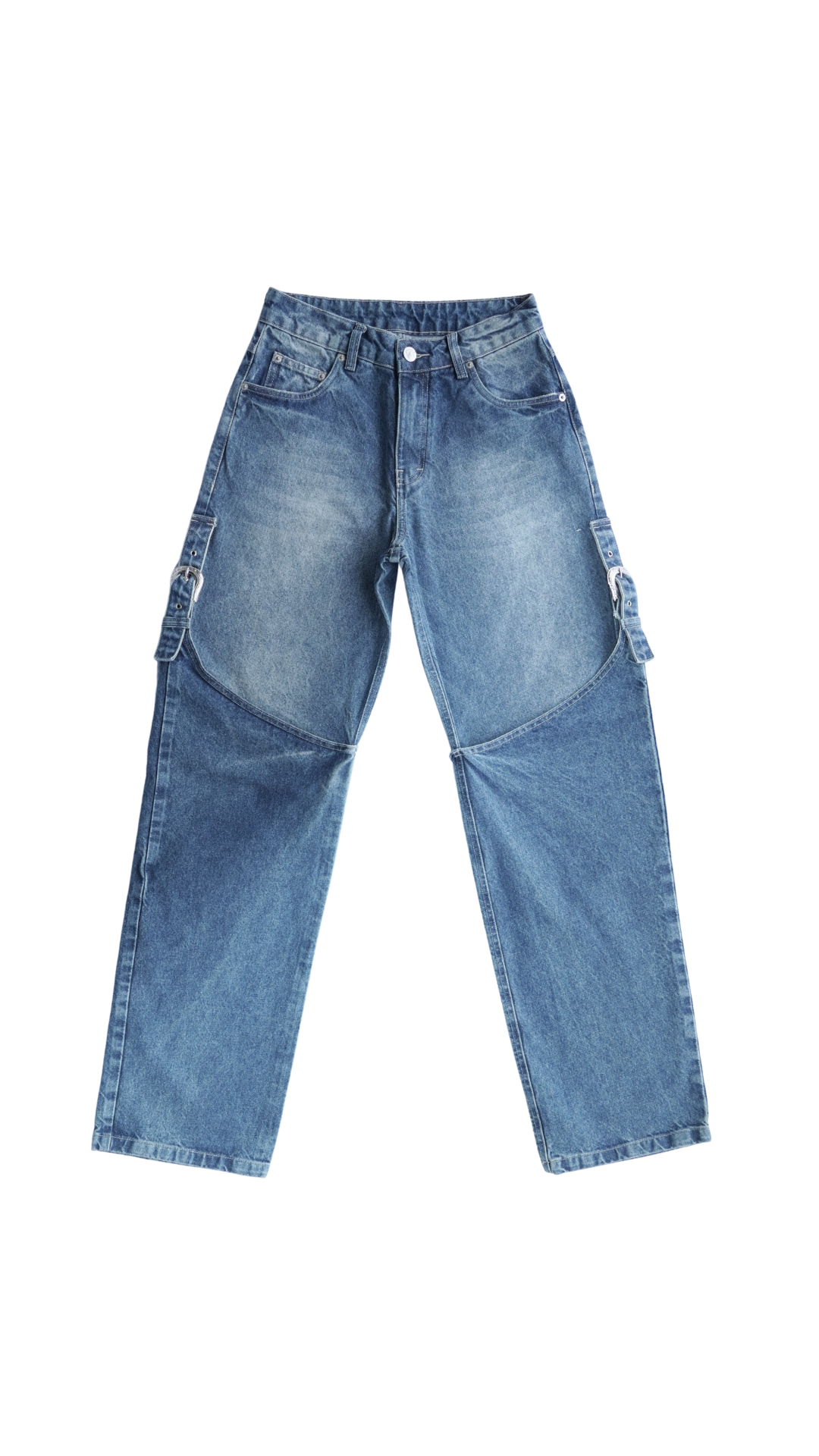 CALÇA JEANS OVERSIZED WESTERN