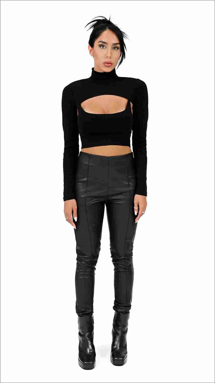 CALÇA COURO CATWALK